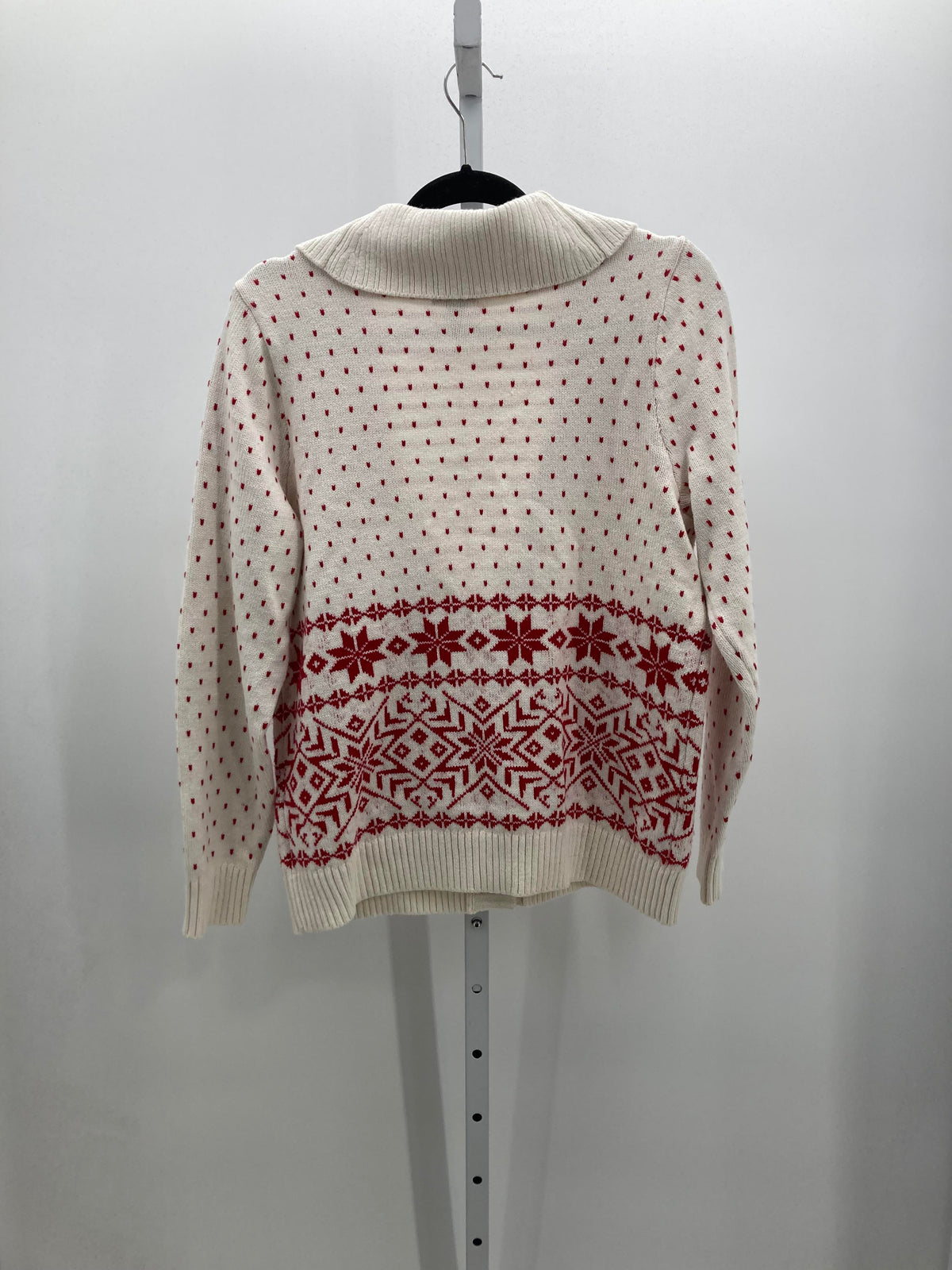 Lands End Size Medium Misses Long Slv Sweater