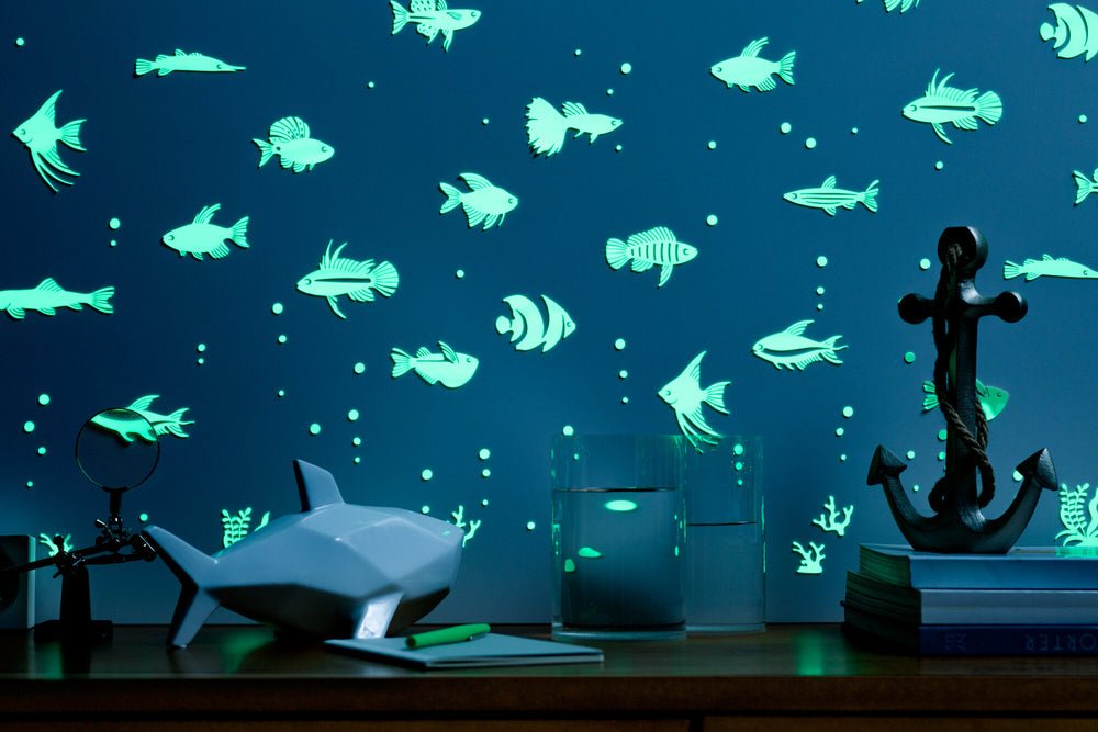 New GloPlay Tropical Fish Stickers