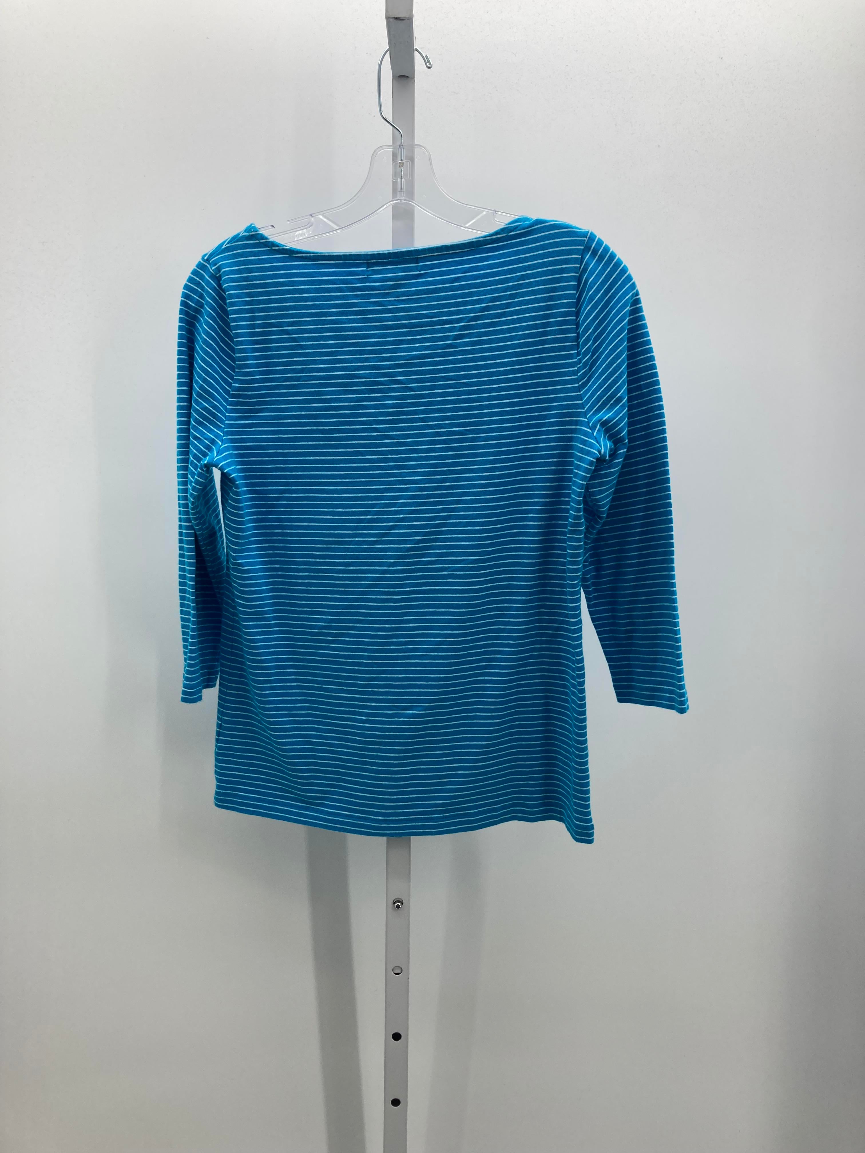 Chaps Size Medium Misses 3/4 Sleeve Shirt