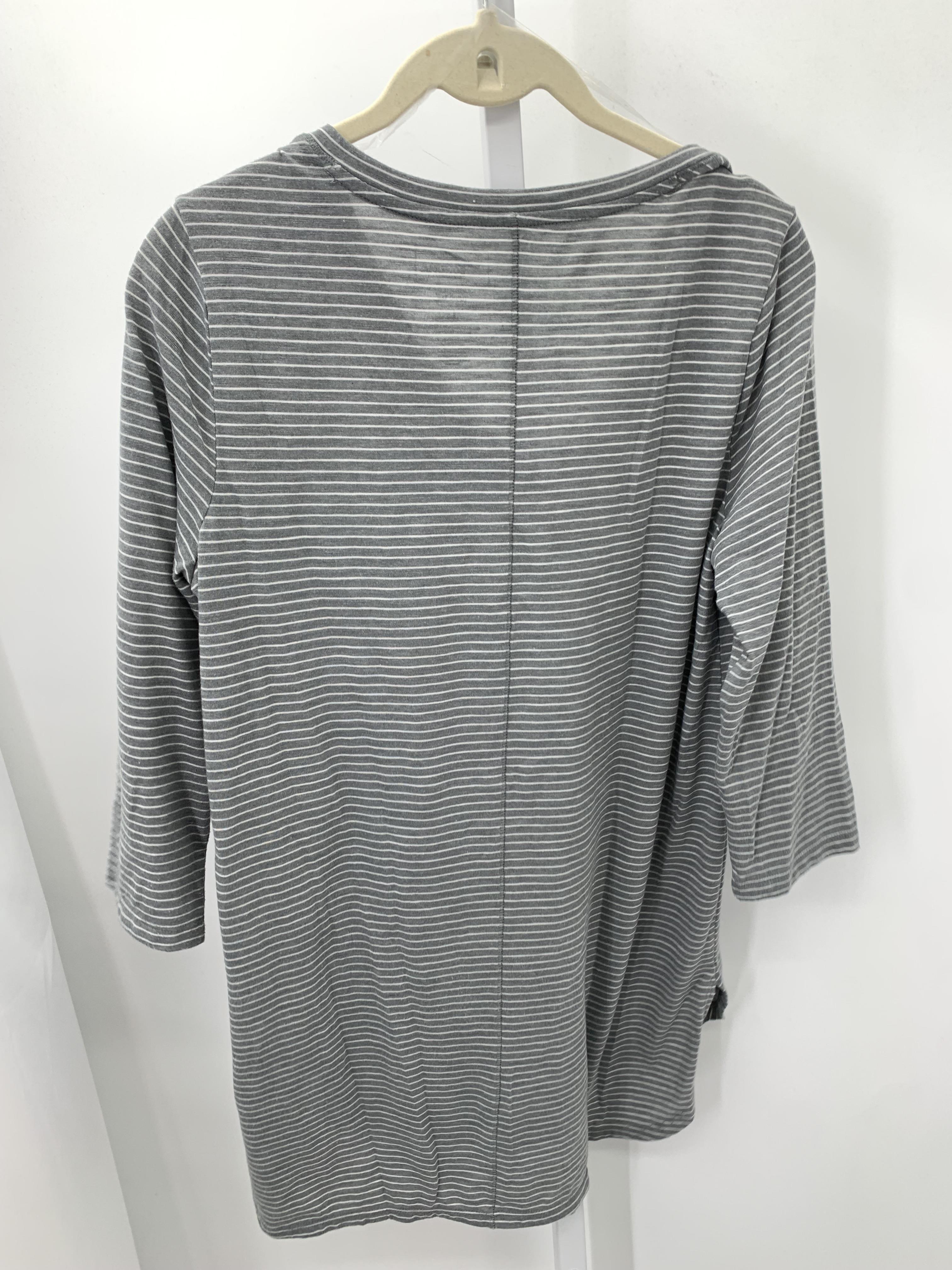 Sonoma Size Large Misses 3/4 Sleeve Shirt