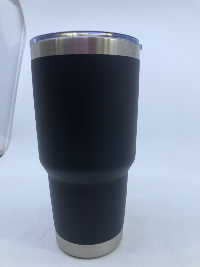 ONE GREAT FISHERMAN STAINLESS TRAVEL TUMBLER W/LID.