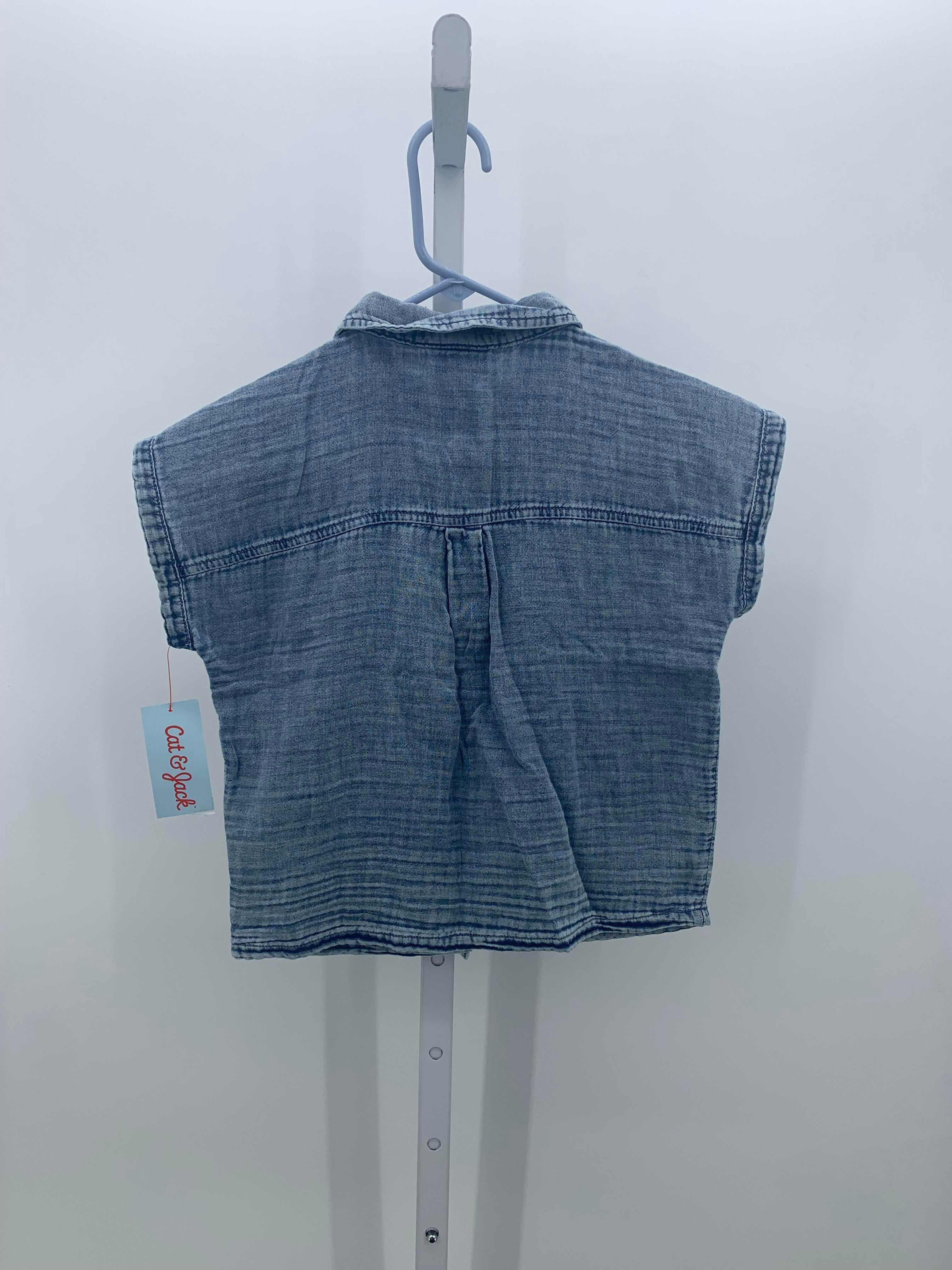 Cat & Jack Size 8 Girls Short Sleeve Shirt