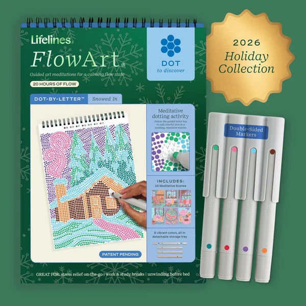 New FlowArt® - Dot-By-Letter, Snowed In