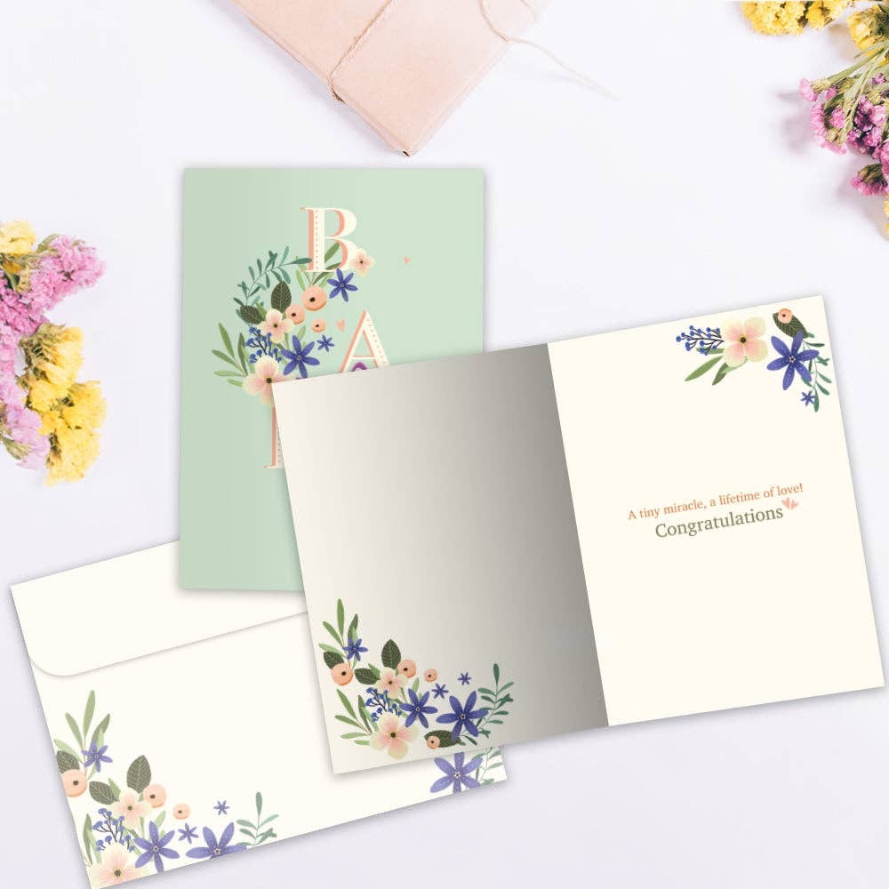 Butterfly Miracle, New Baby Card