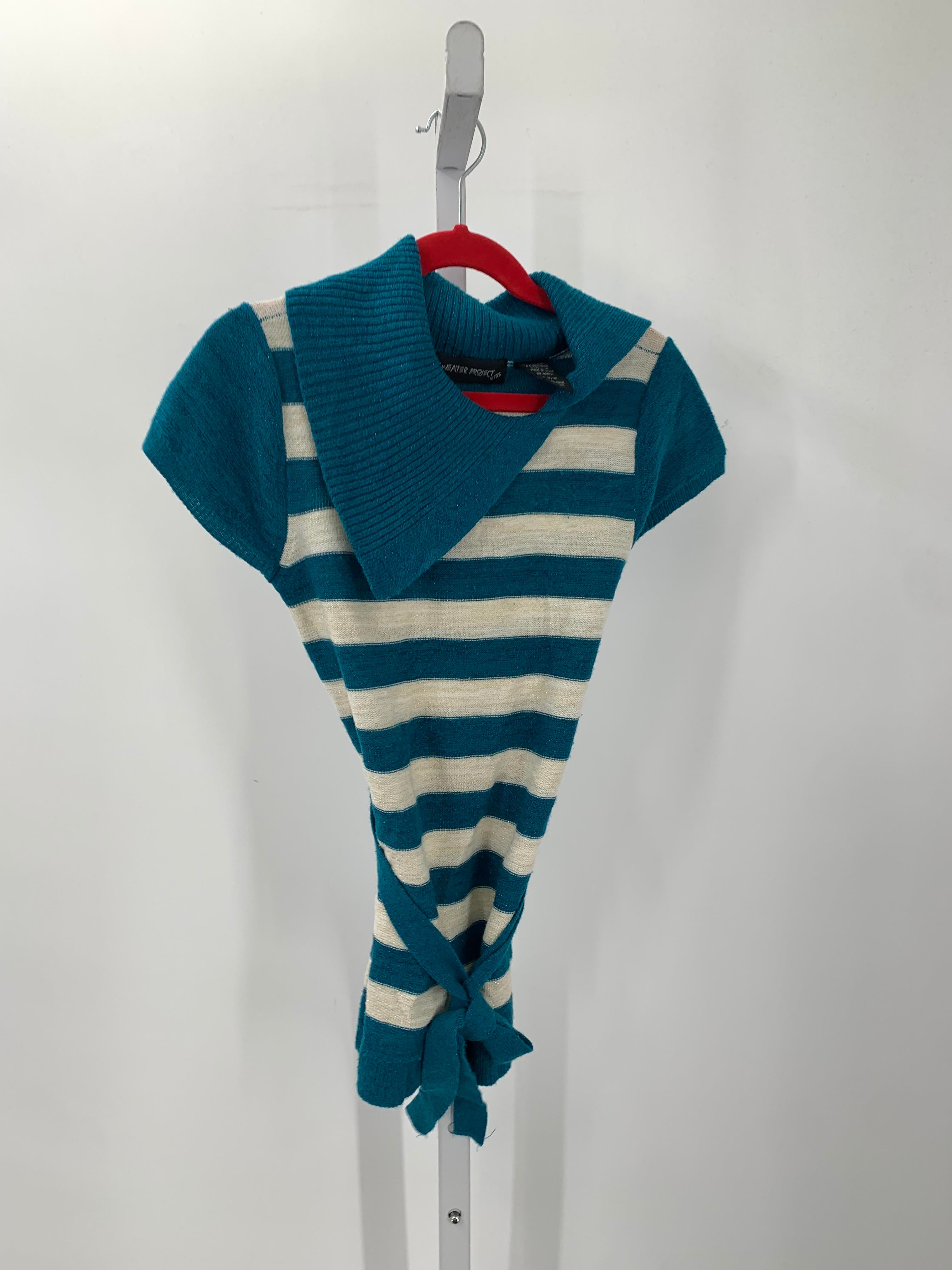 Size 7-8 Girls Short Sleeve Sweater