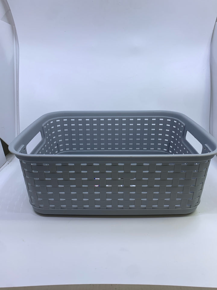 GREY WEAVE STERILTE CONTAINER.