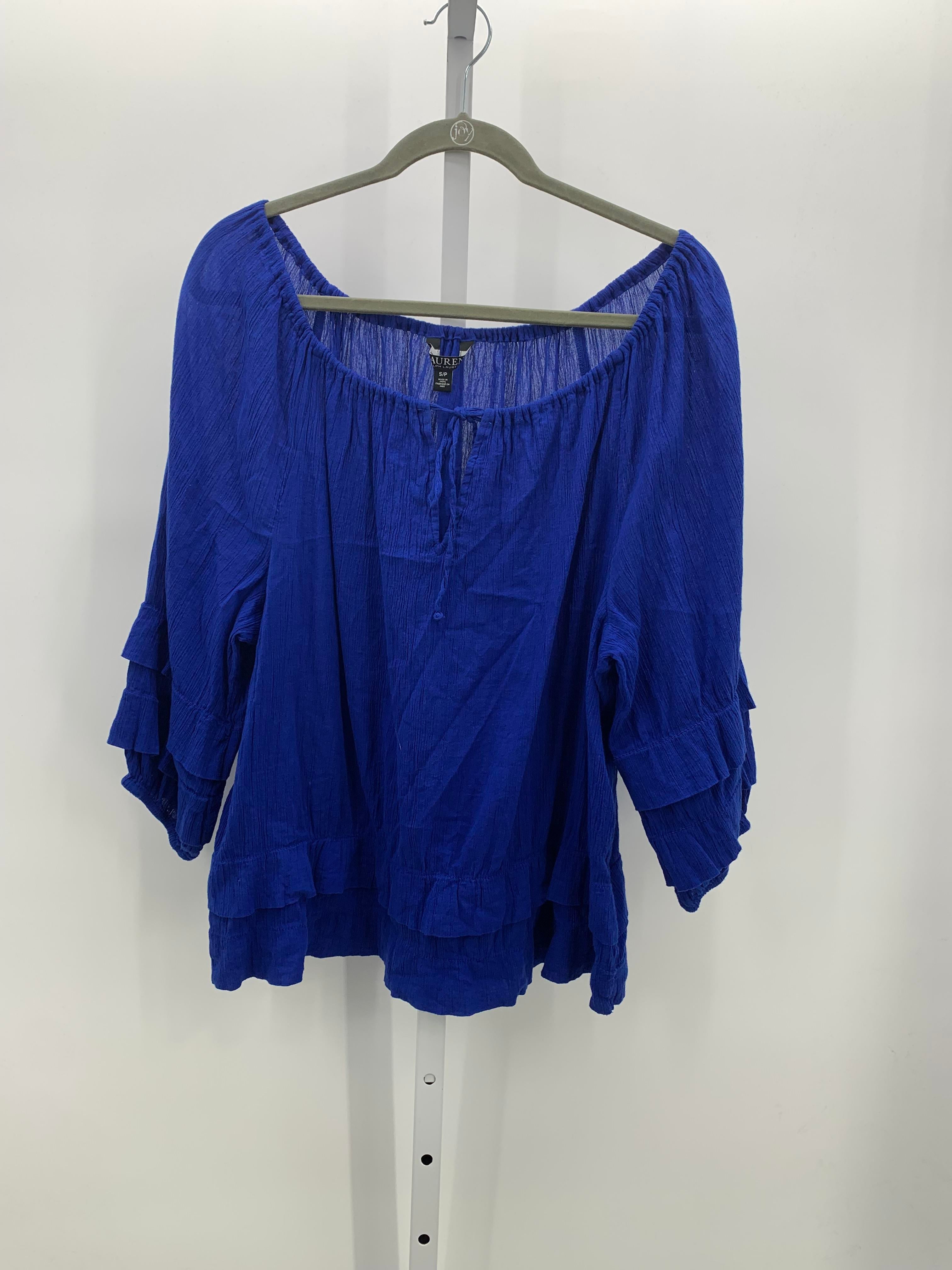 Ralph Lauren Size Small Misses 3/4 Sleeve Shirt
