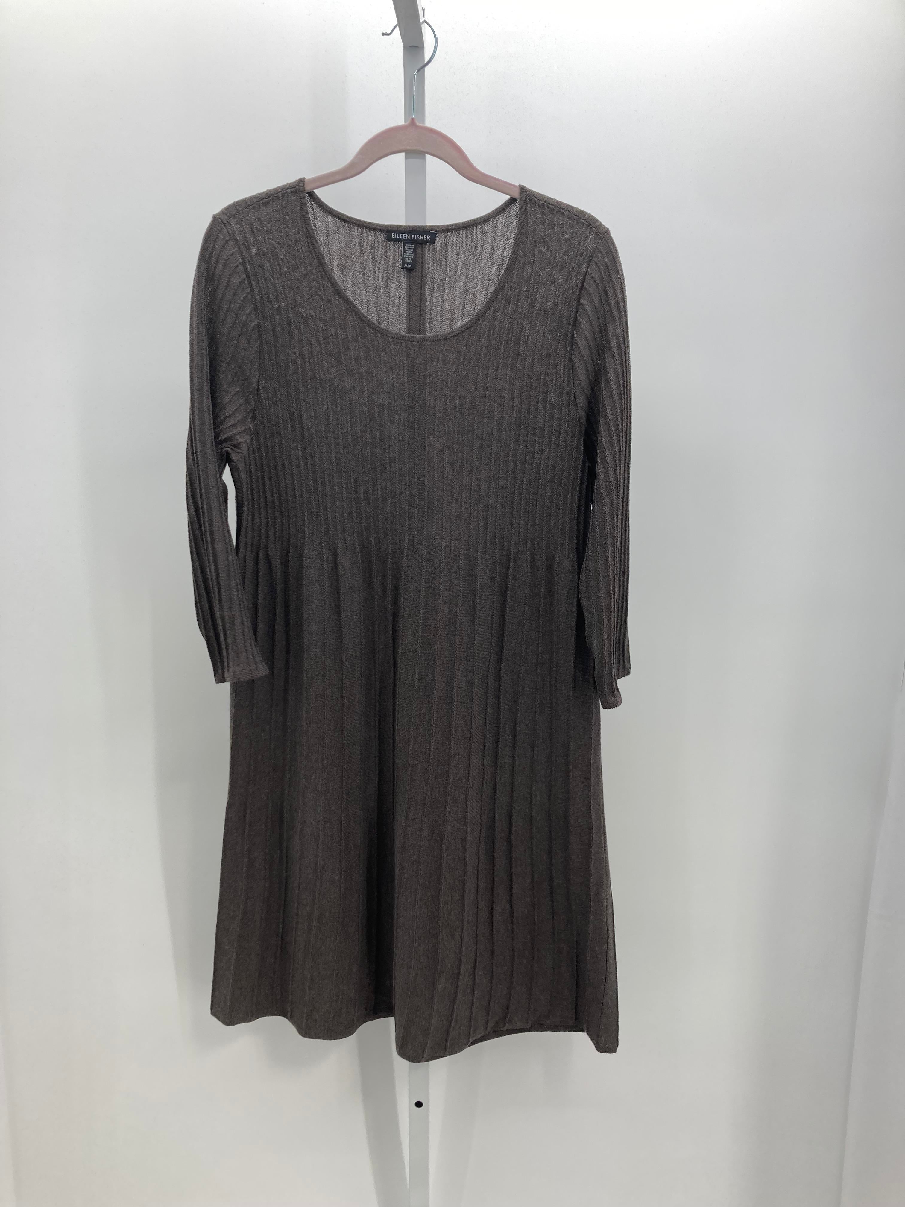 Eileen Fisher Size Medium Misses 3/4 Sleeve Dress