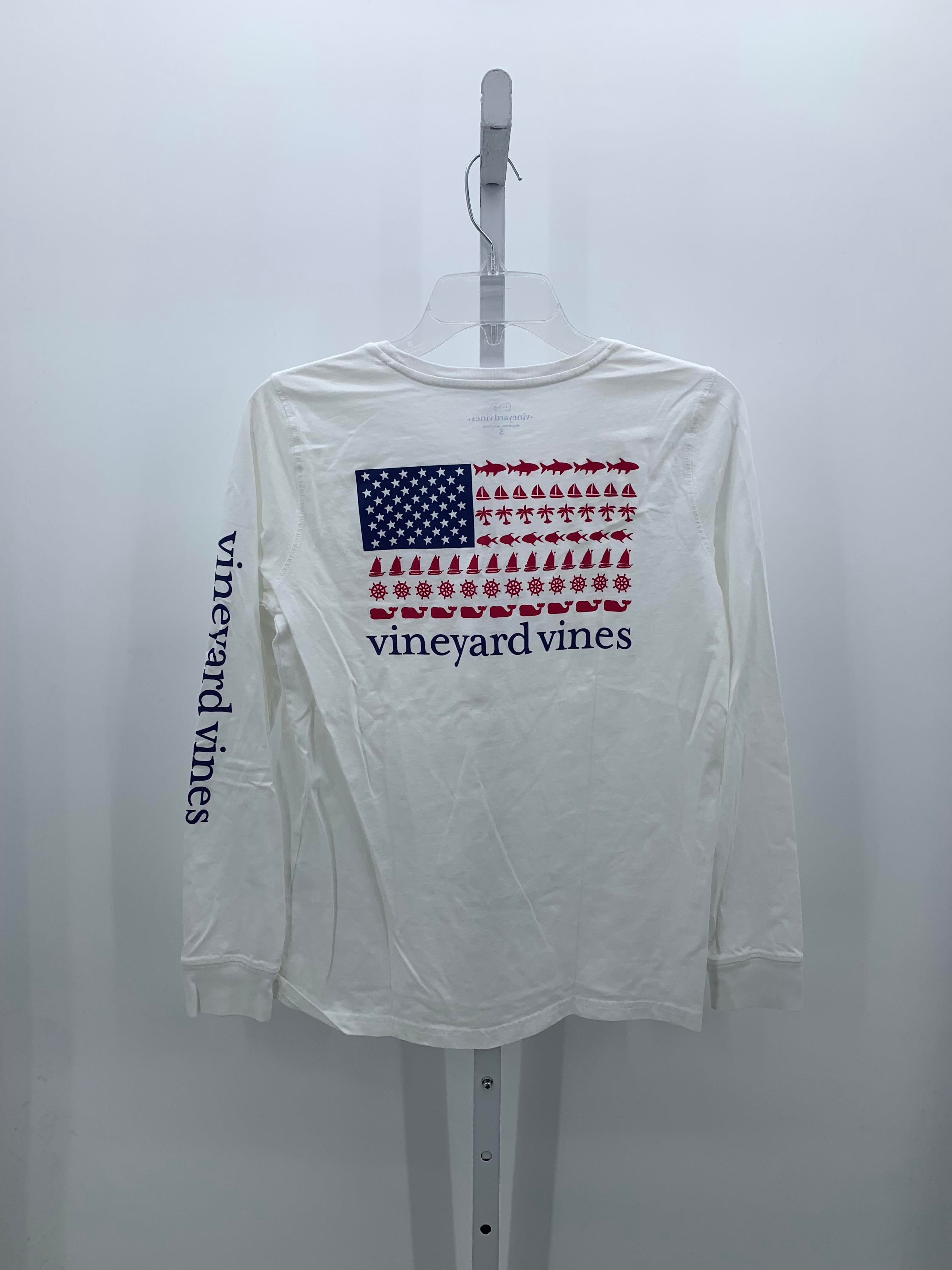 Vineyard Vines Size Small Misses Long Sleeve Shirt