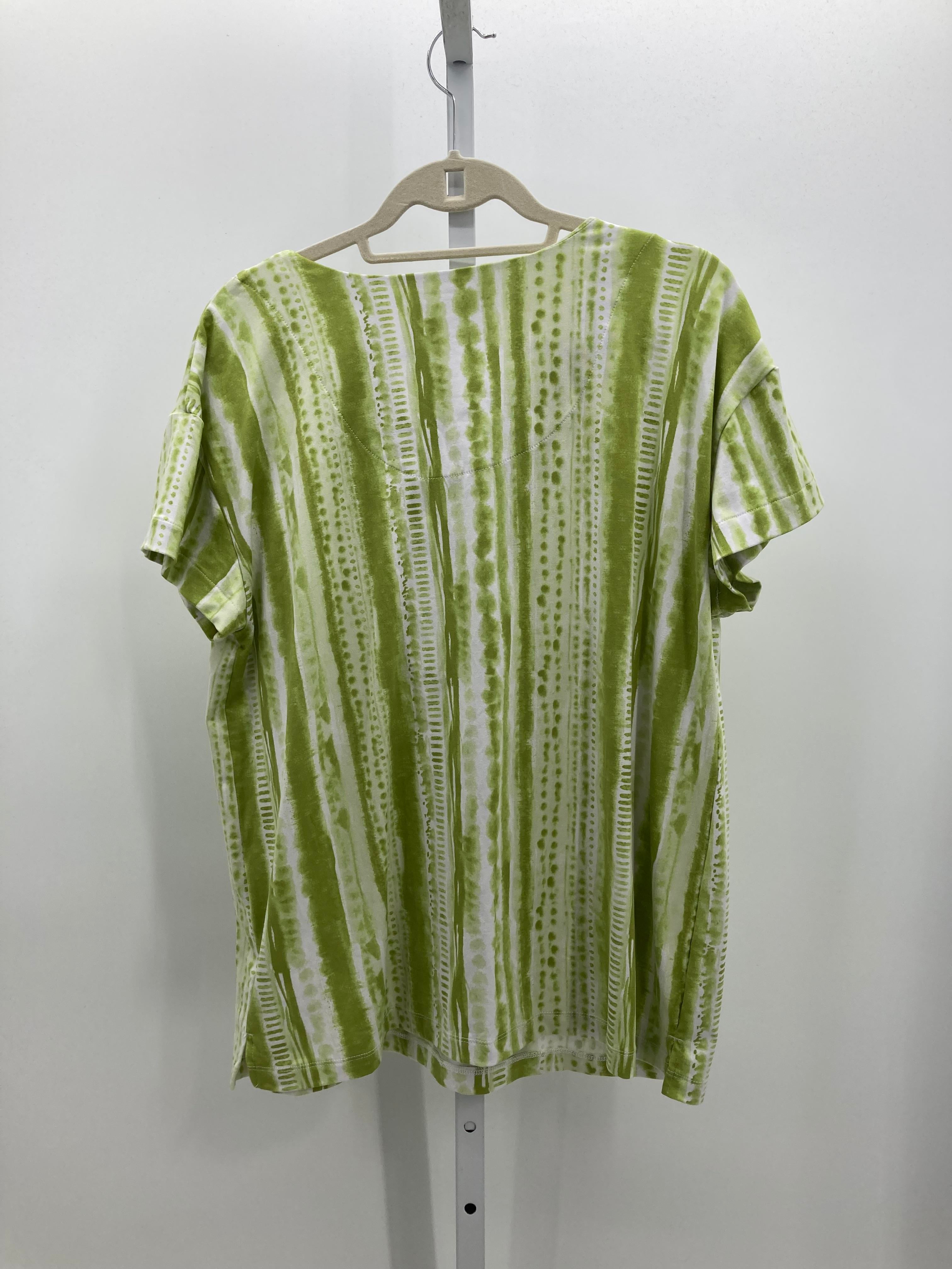Stan Herman Size Medium Misses Short Sleeve Shirt