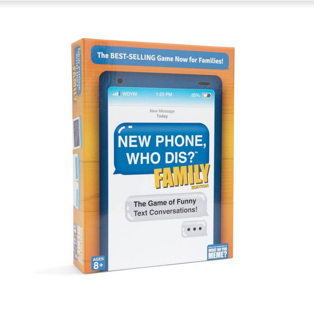 What Do You Meme New Phone Who Dis 3-20 Player Family Edition Fun Card Game 8+ -