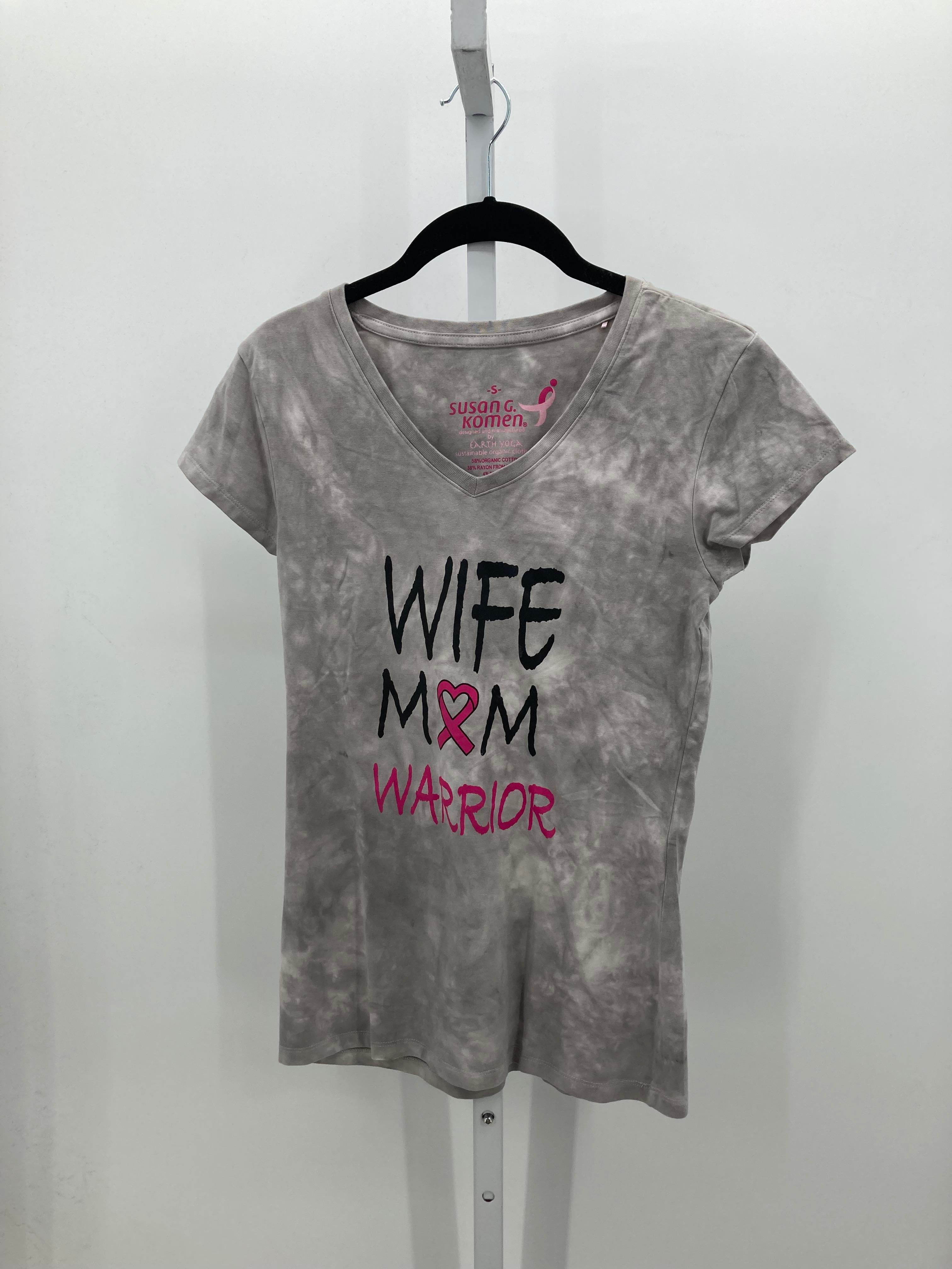 Earth Yoga Size Small Misses Short Sleeve Shirt