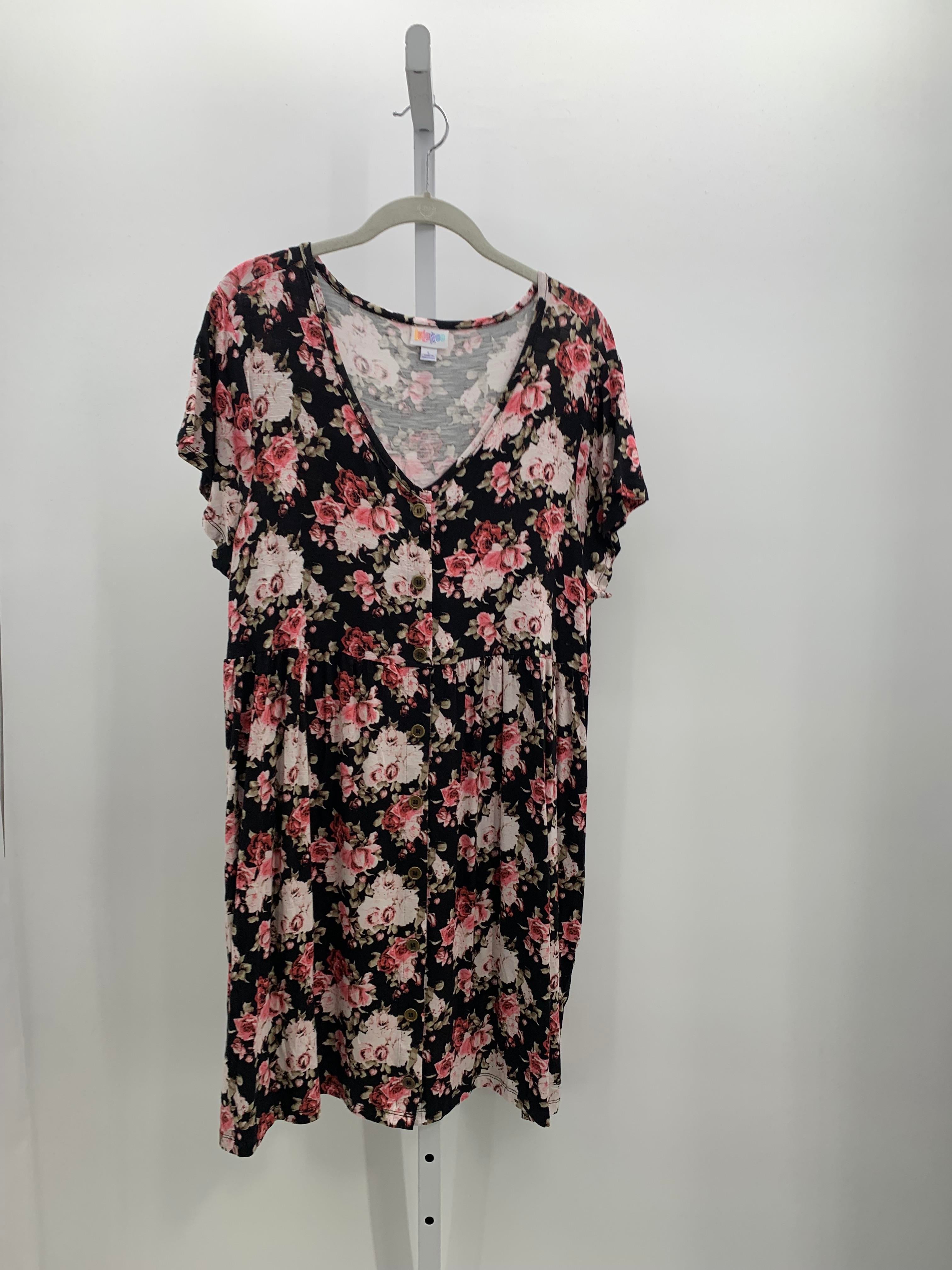 Lularoe Size Large Misses Short Sleeve Dress