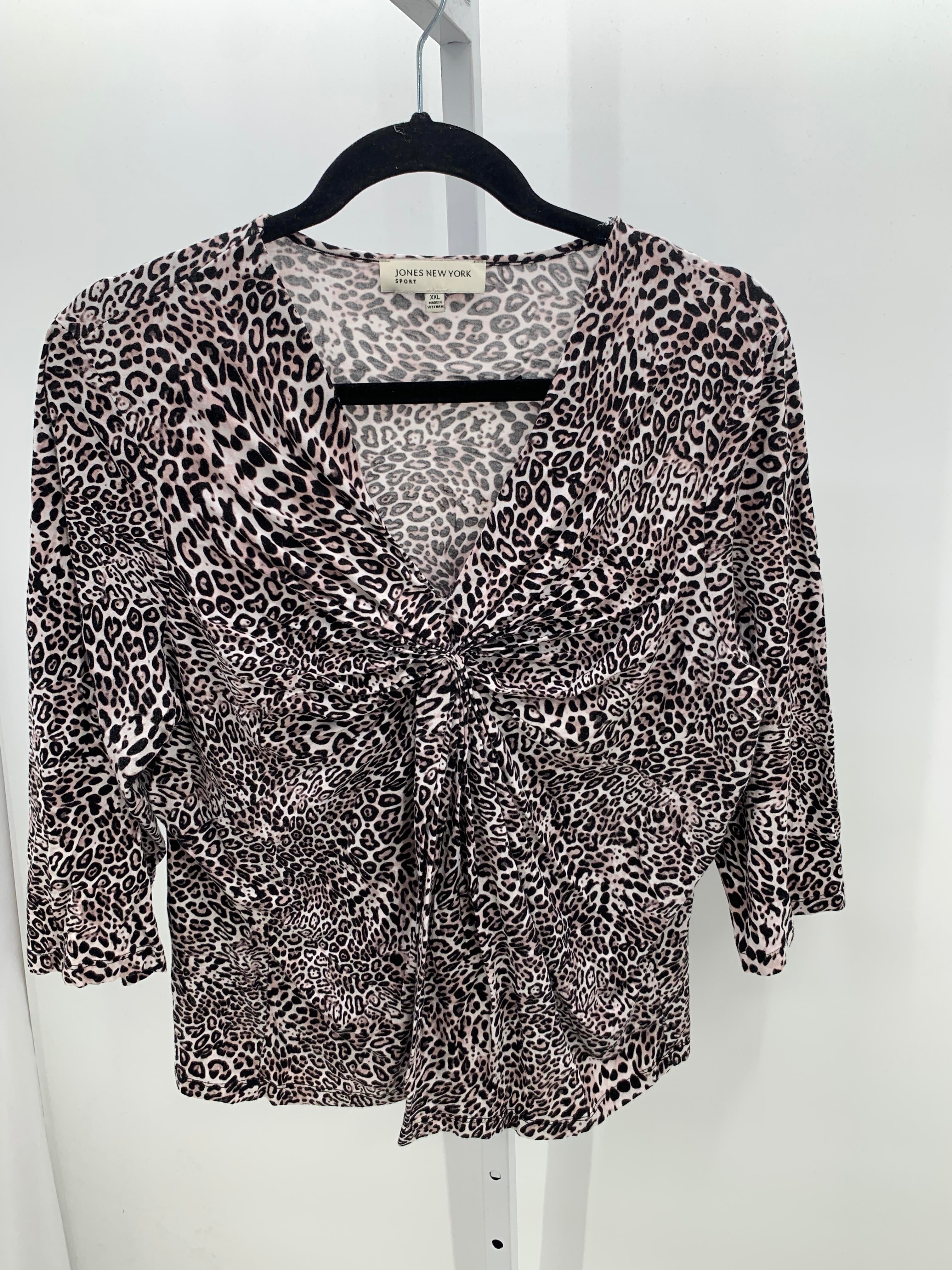 Jones New York Size XXL Misses 3/4 Sleeve Shirt