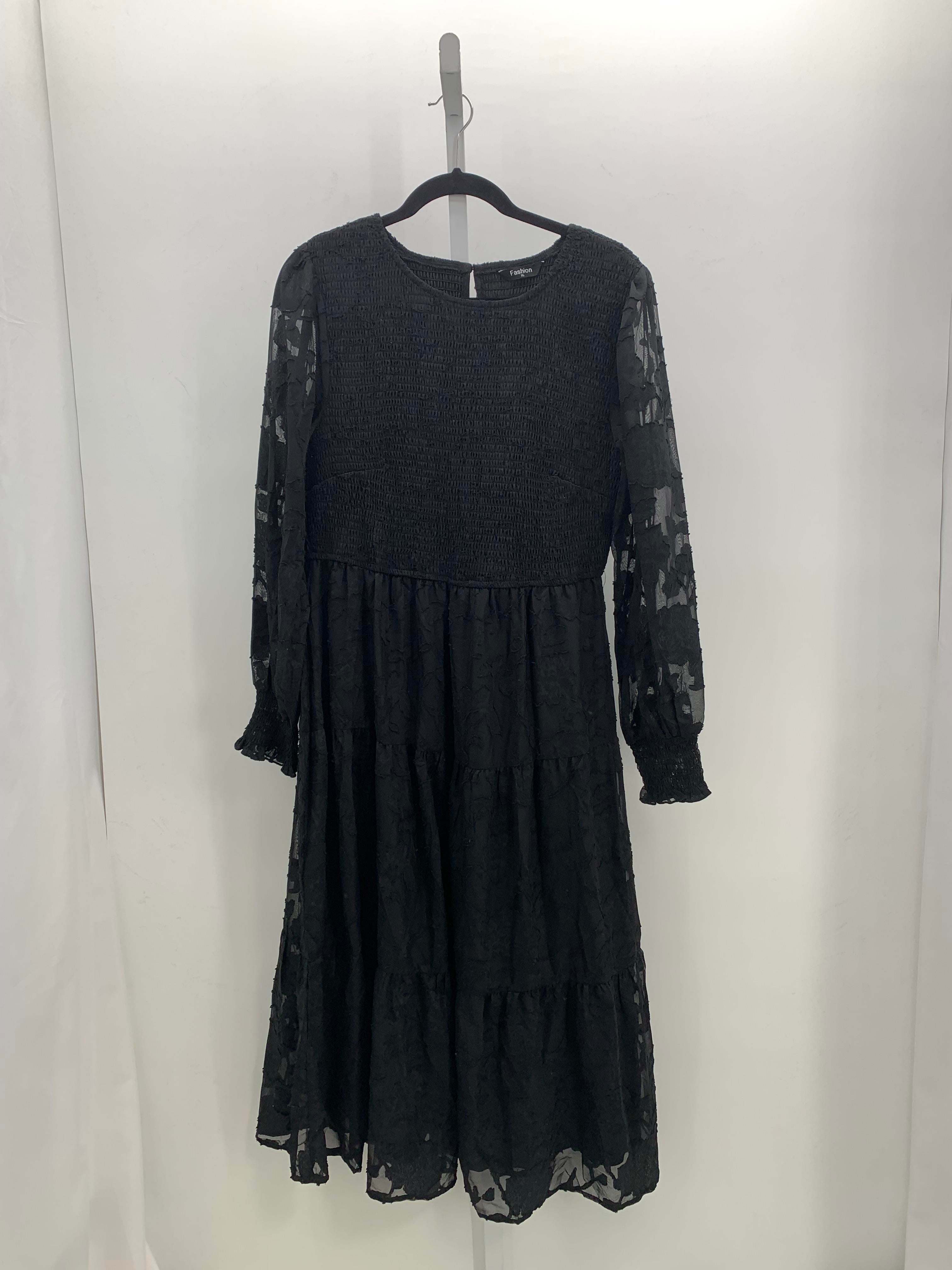 Size Extra Large Misses Long Sleeve Dress