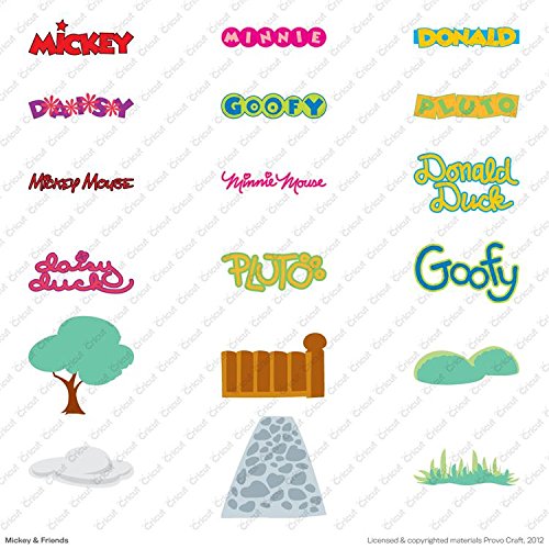 Cricut 29-0382 Shape Mickey and Friends Cartridge Cutting Machines -