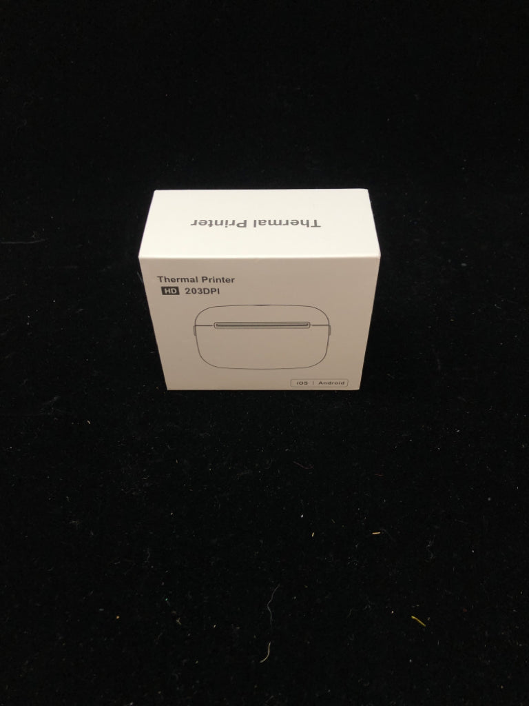 NIB PORTABLE THERMAL PRINTER HD 203DPI