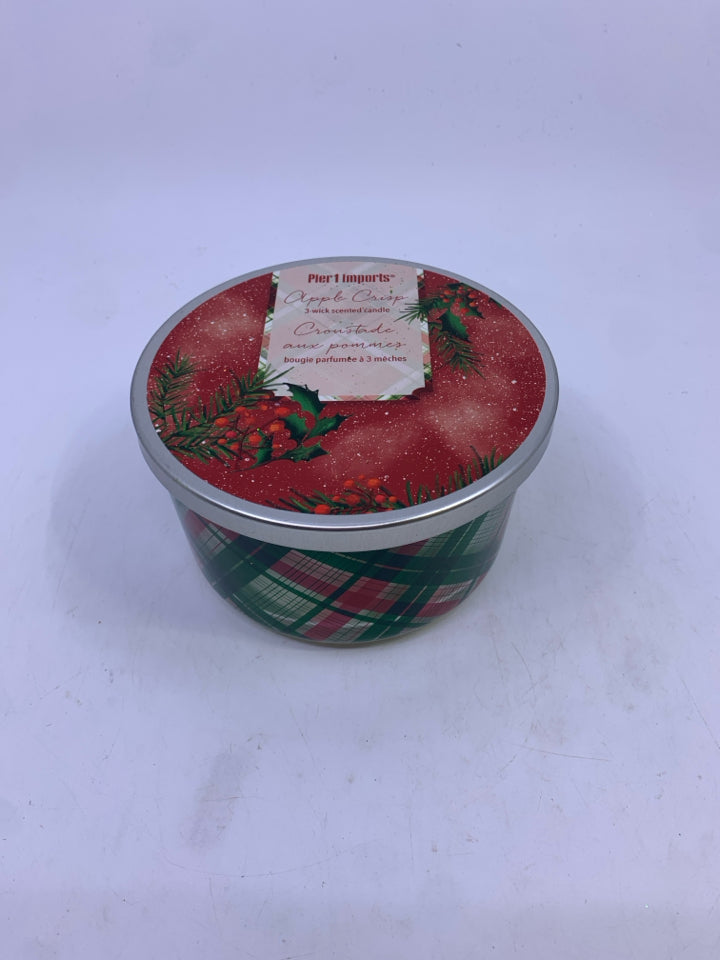 APPLE CRISP PIER ONE CANDLE.