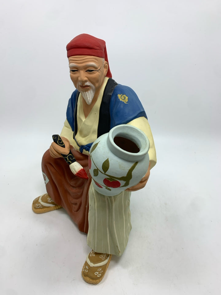 HAKATA STYLE ARTIST FIGURINE.