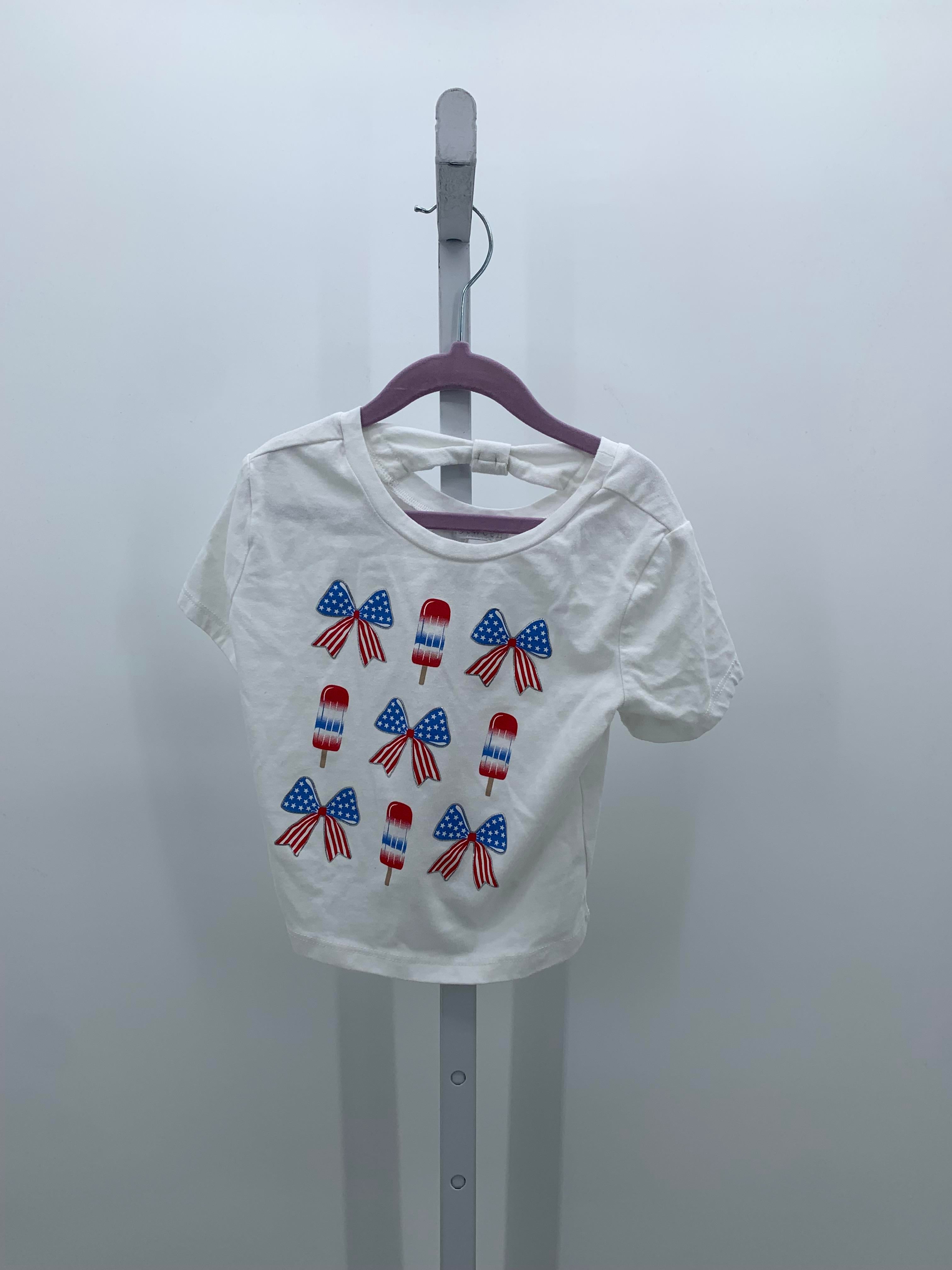 BTween Size 5 Girls Short Sleeve Shirt