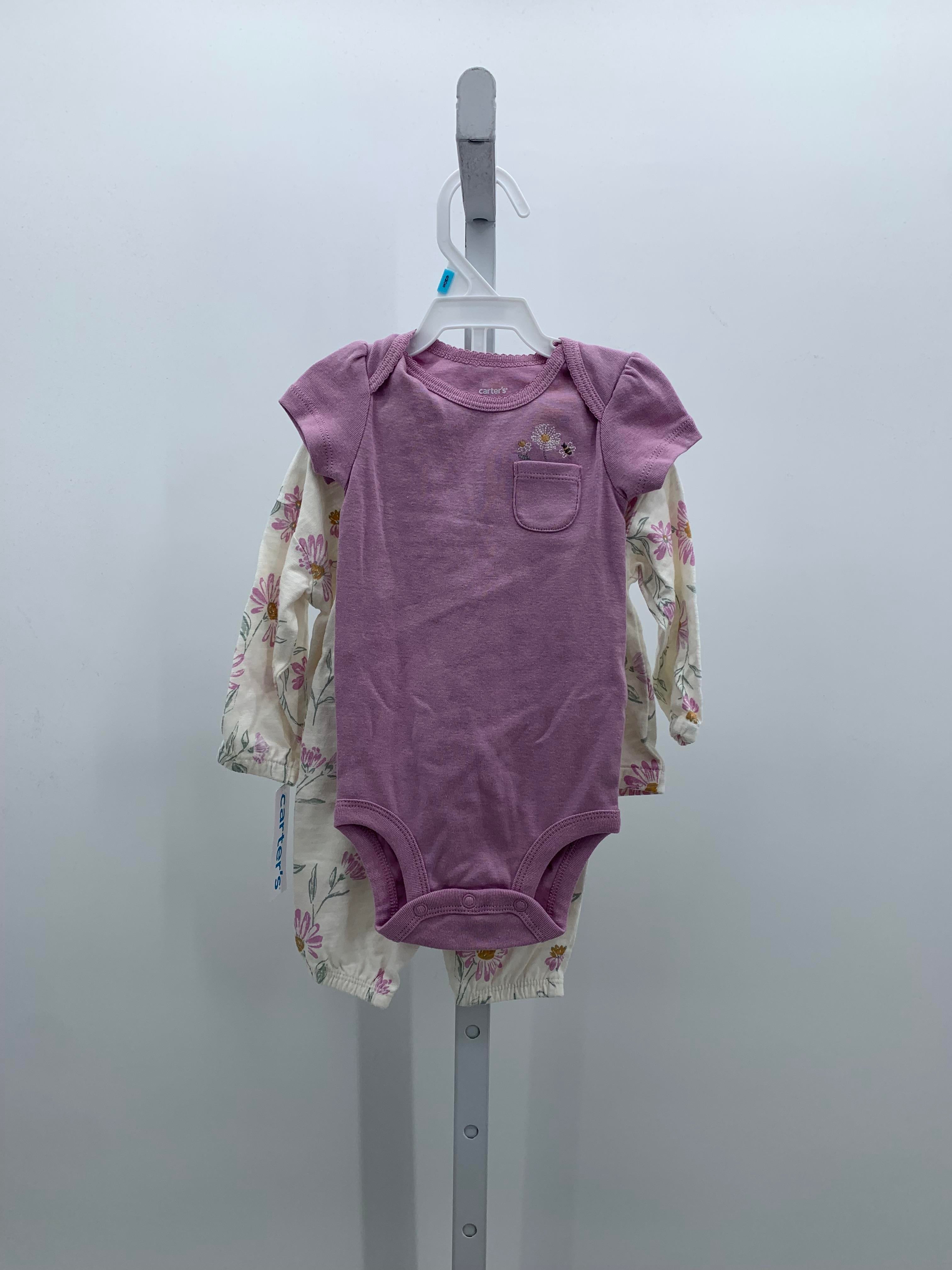 Carters Size 6 Months Girls 3 Pieces