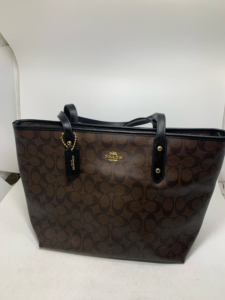 Coach F58292 Signature City Zip Tote Bag- New With Tags