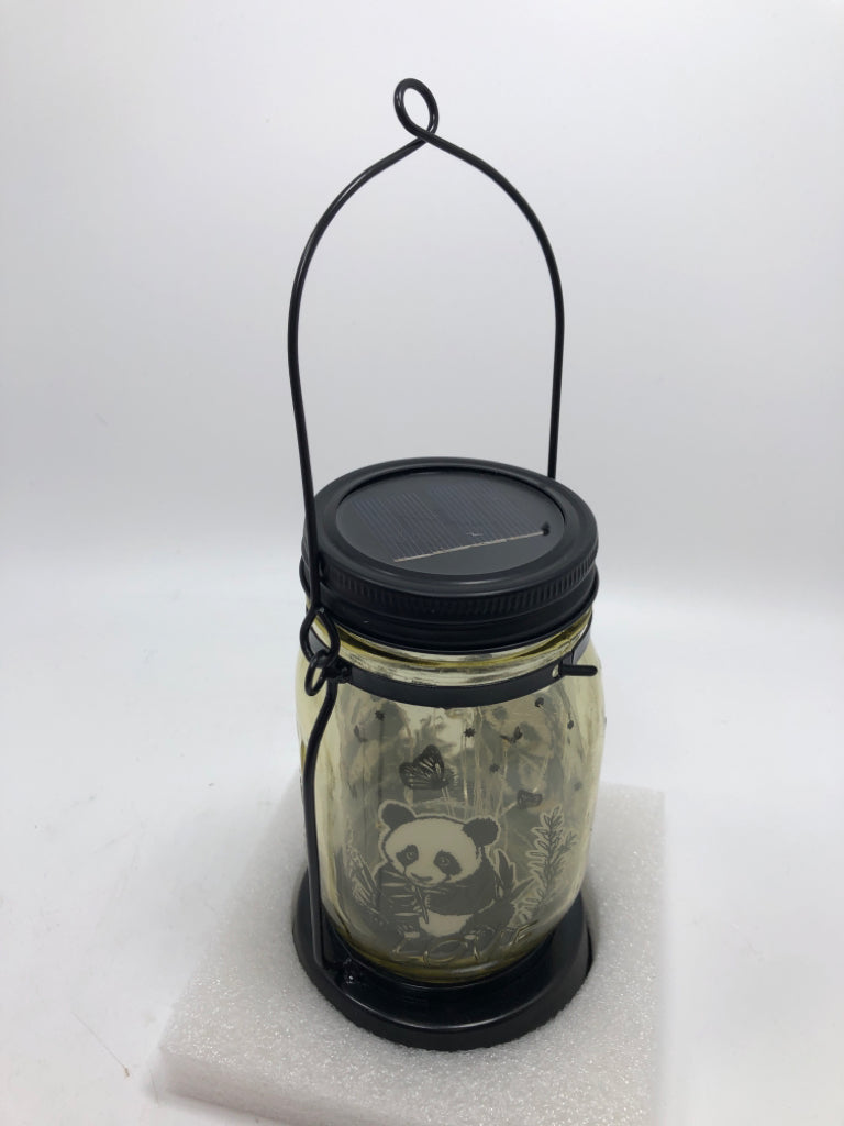 NIB PANDA THEMED SOLAR LANTERN.
