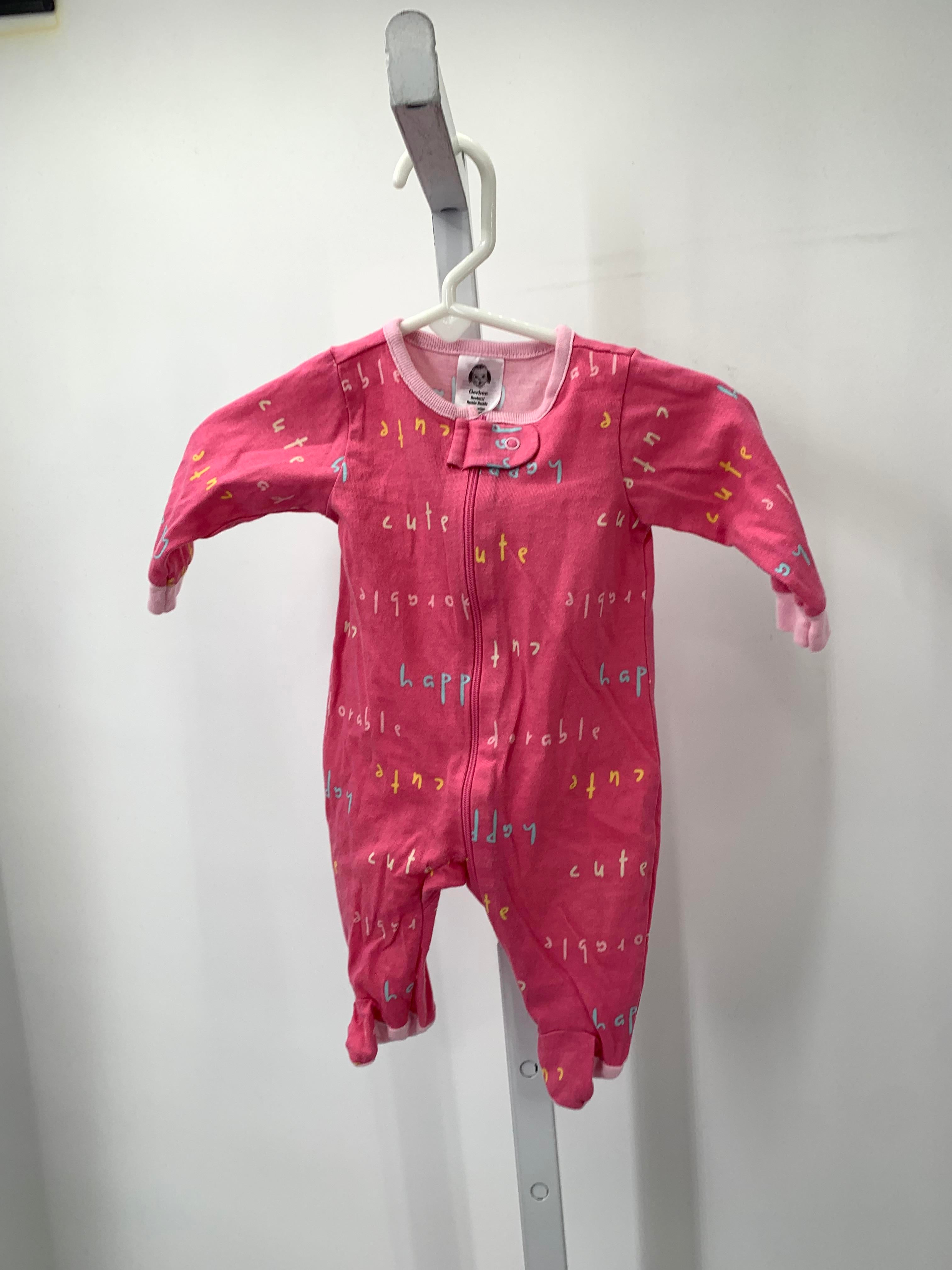 Gerber Size Newborn Girls Long Slv. Romper