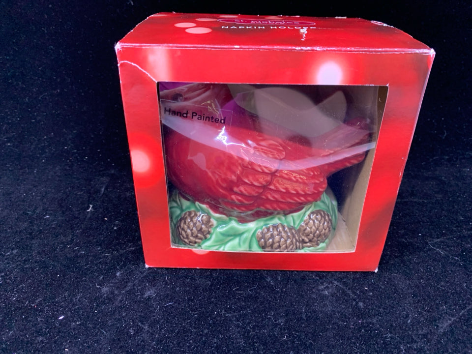 NIB CARDINAL NAPKIN HOLDER.