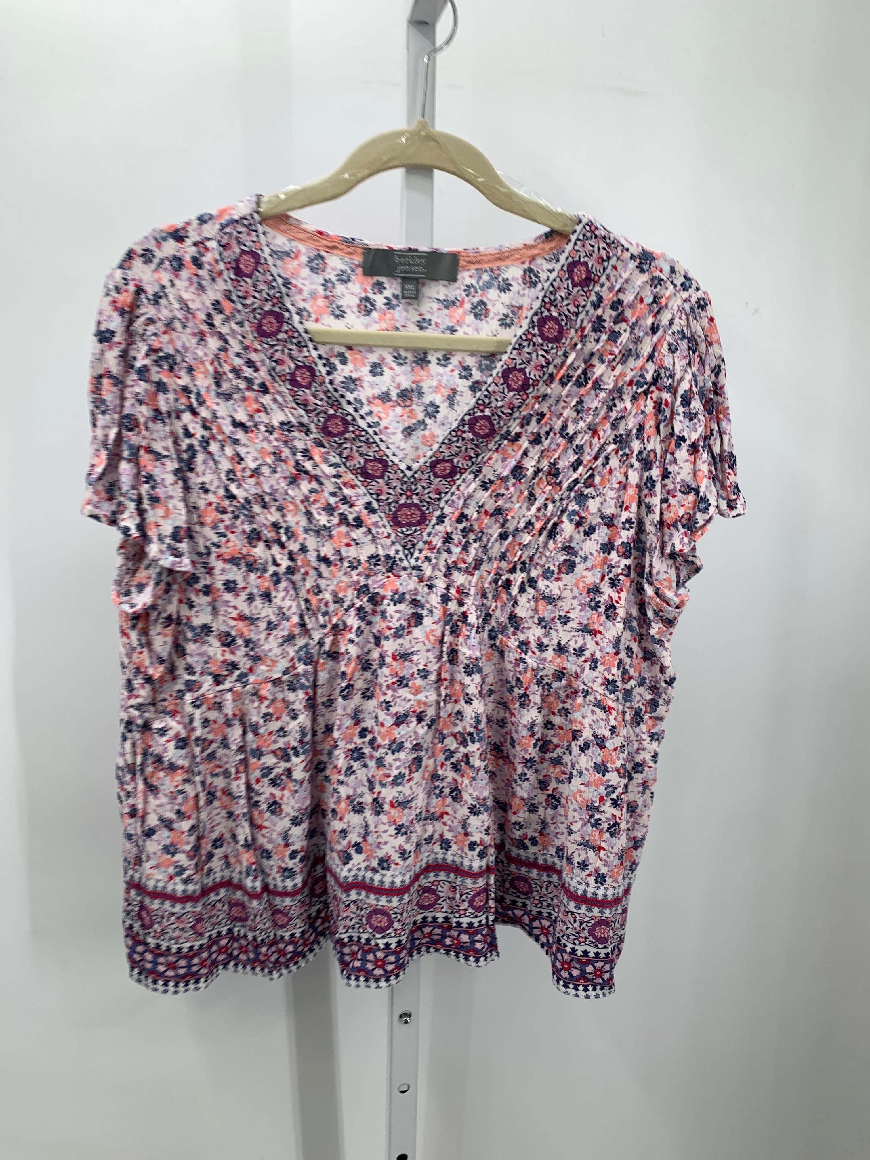 Berkley Jensen Size XXL Misses Short Sleeve Shirt