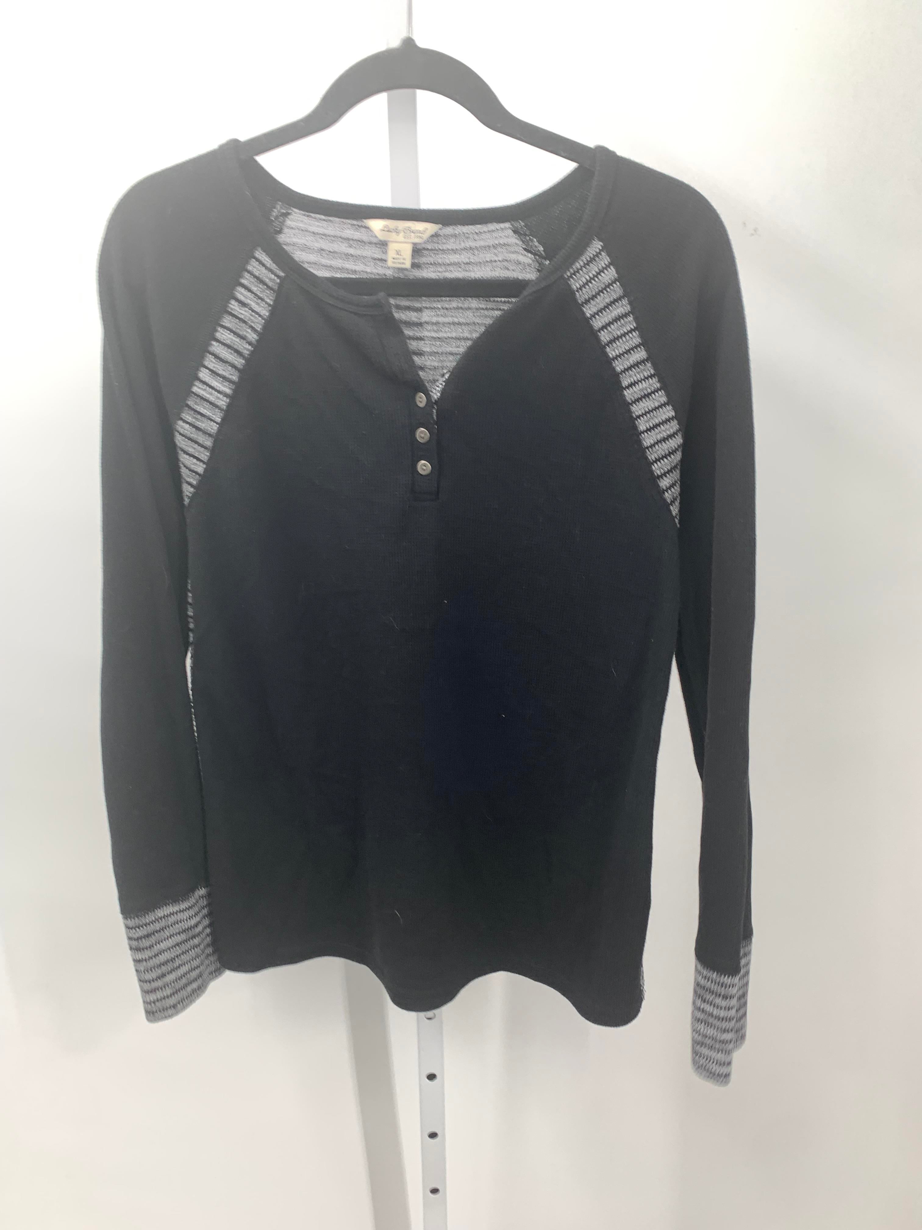 Lucky Brand Size Extra Large Misses Long Sleeve Shirt