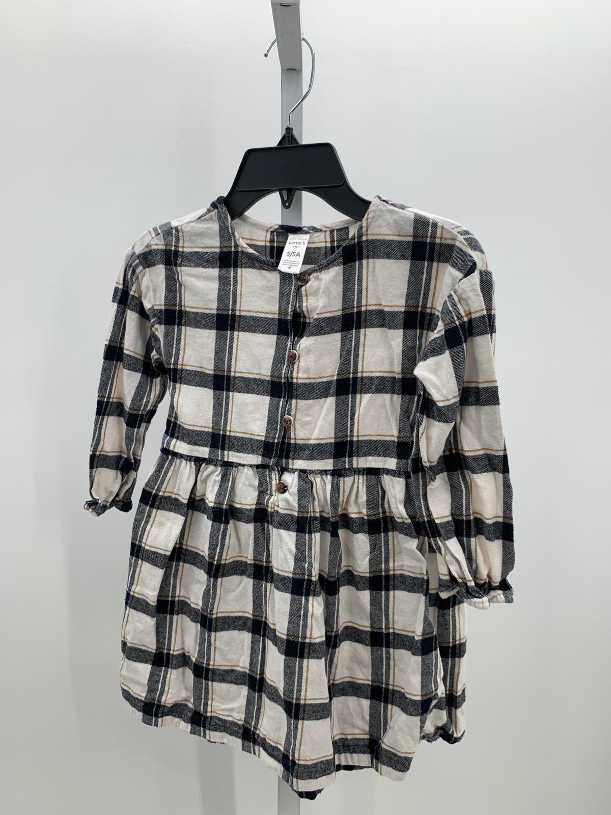 Carters Size 5 Girls Long Sleeve Dress