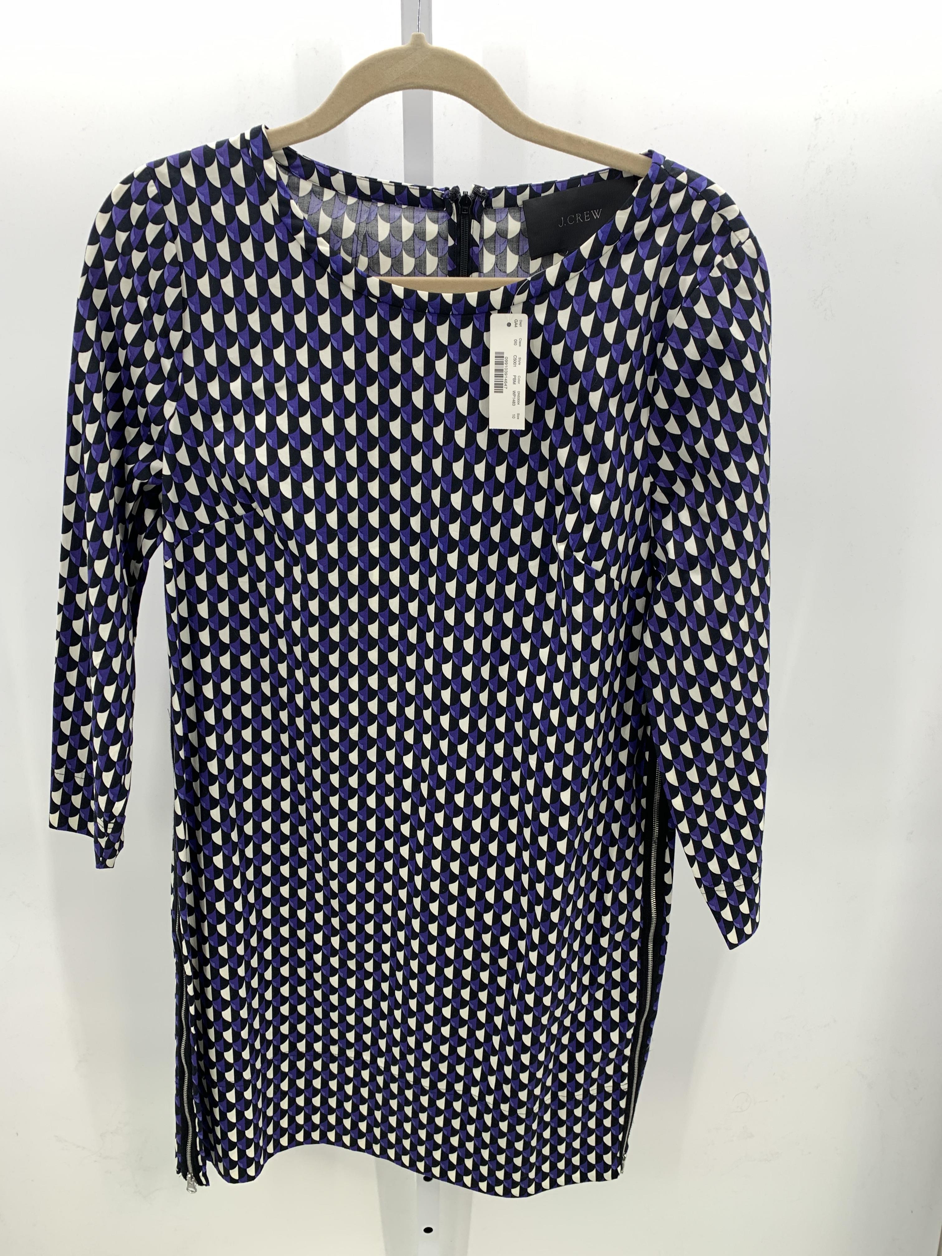 J. Crew Size 10 Misses Long Sleeve Dress