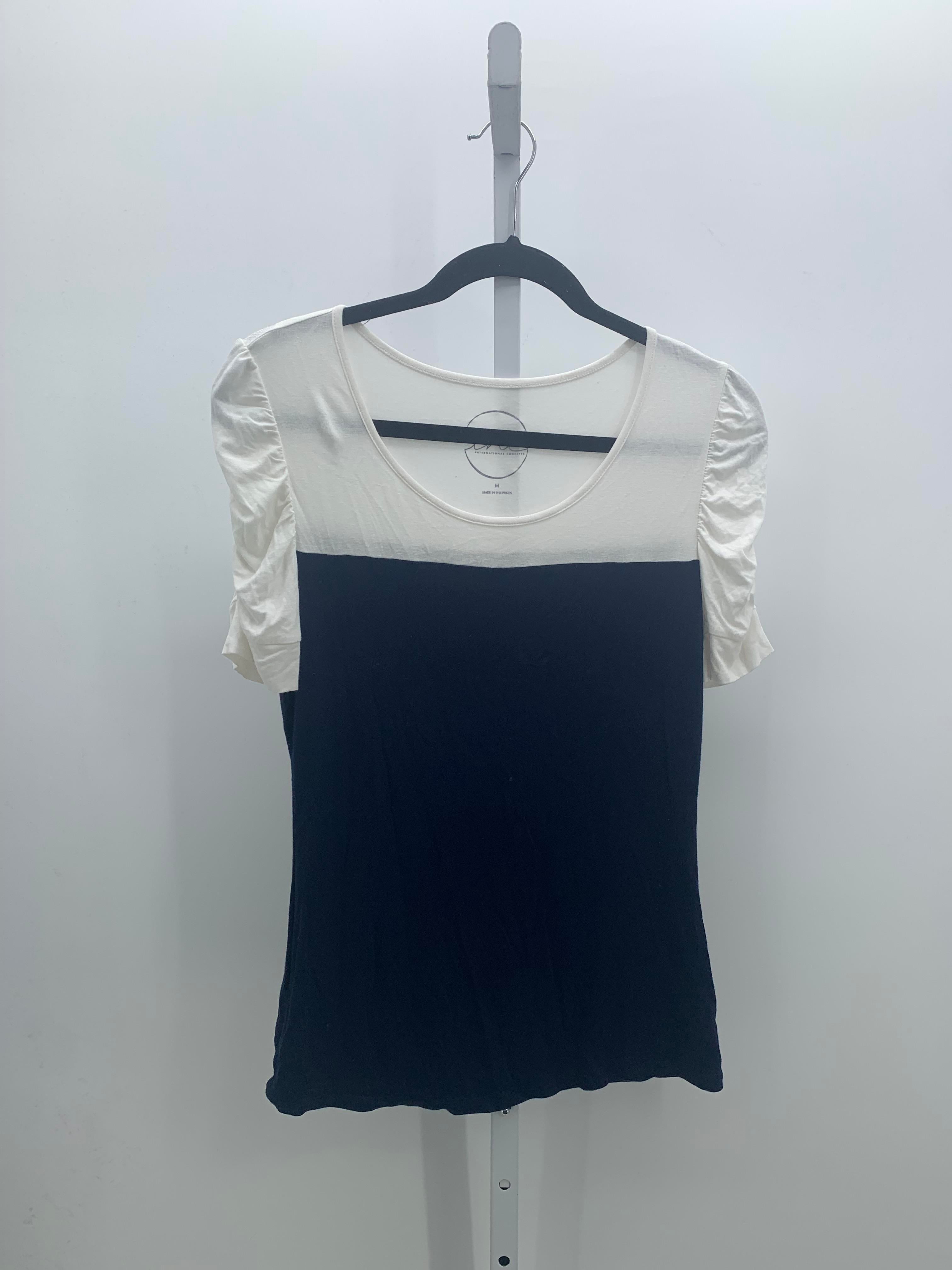 INC Size Medium Misses Short Sleeve Shirt