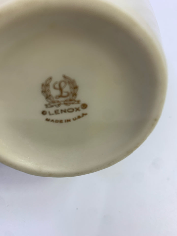 LENOX WAVY LINED VASE.