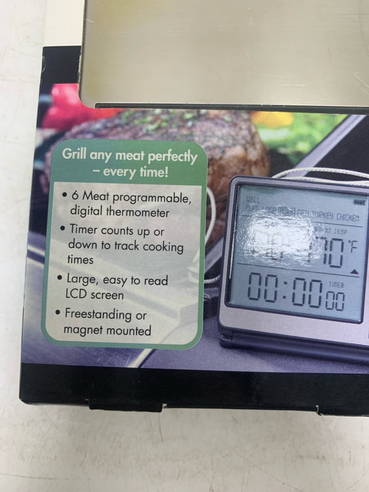 NIP THERMOMETER/ TIMER FOR GRILL.