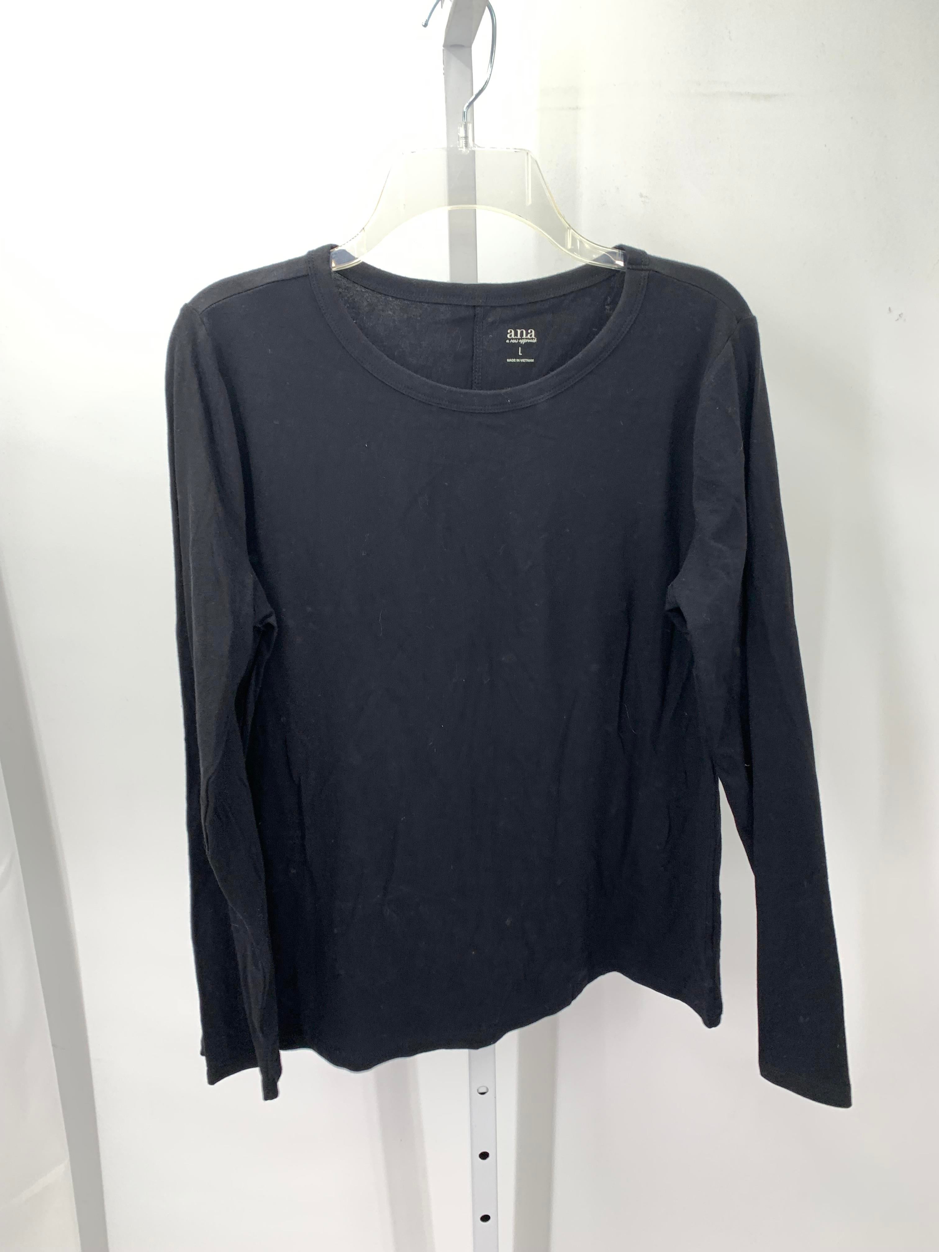 A.N.A. Size Large Misses Long Sleeve Shirt