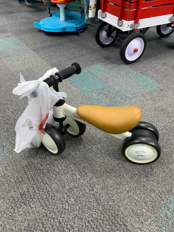 Retrospec Bicycles Cricket Mini 6" Kids' Balance Bike - Eggshell: