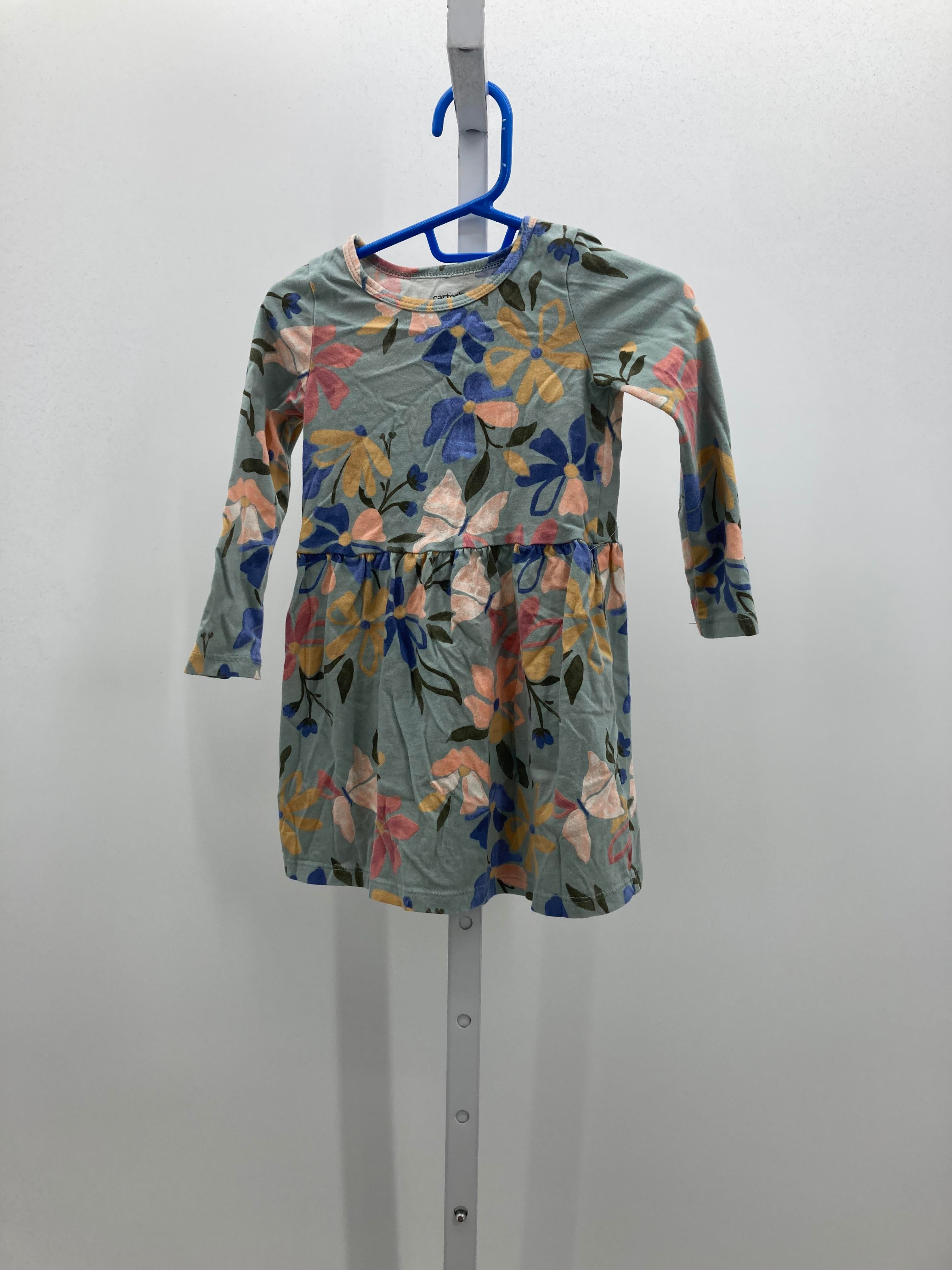 Carters Size 2T Girls Long Sleeve Dress