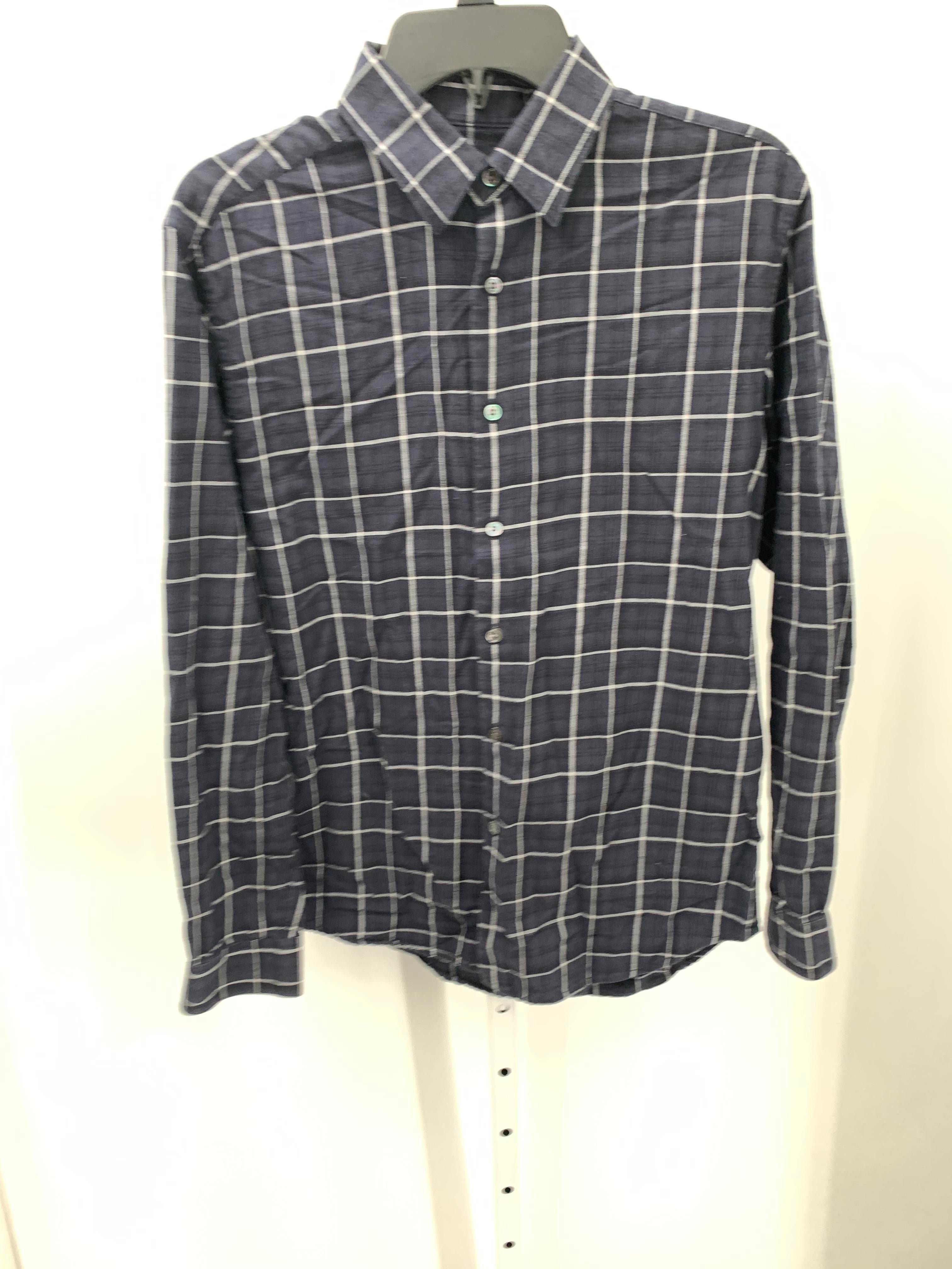 WHITE PLAID BTN DOWN