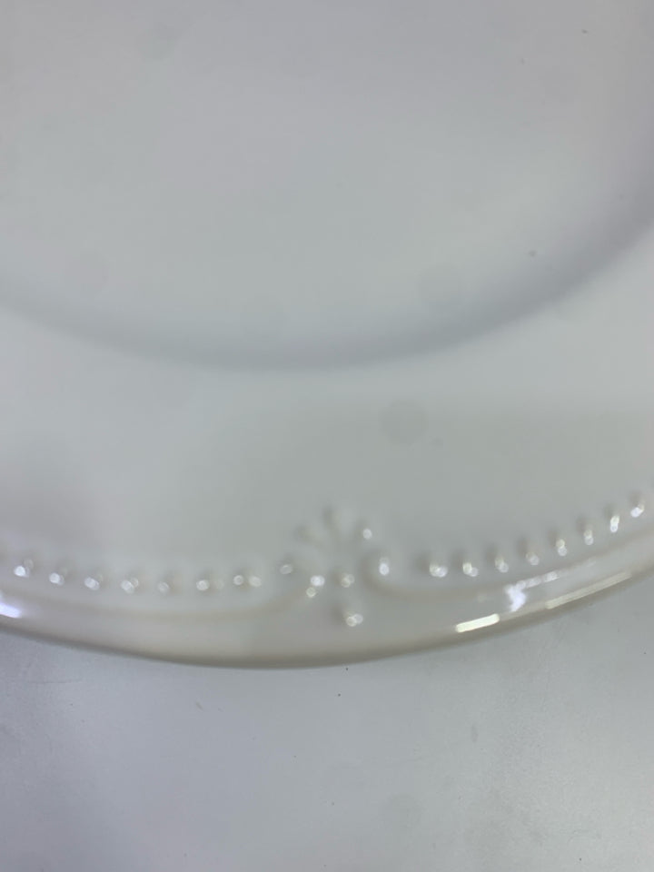 10PC PFALTZGRAFF PEARL BROCADE DINNER PLATES.