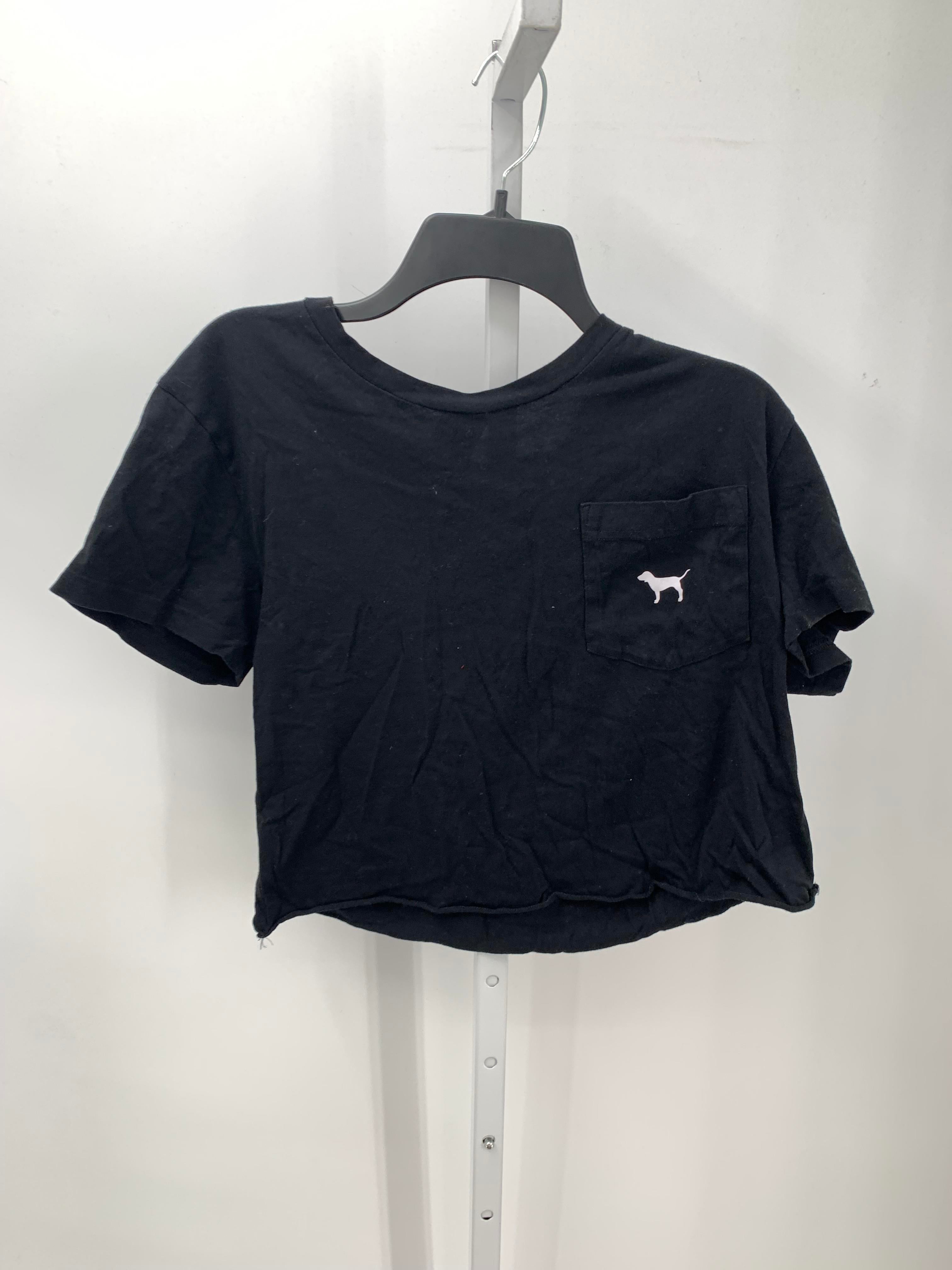 PINK Size Large Juniors Short Sleeve Shirt