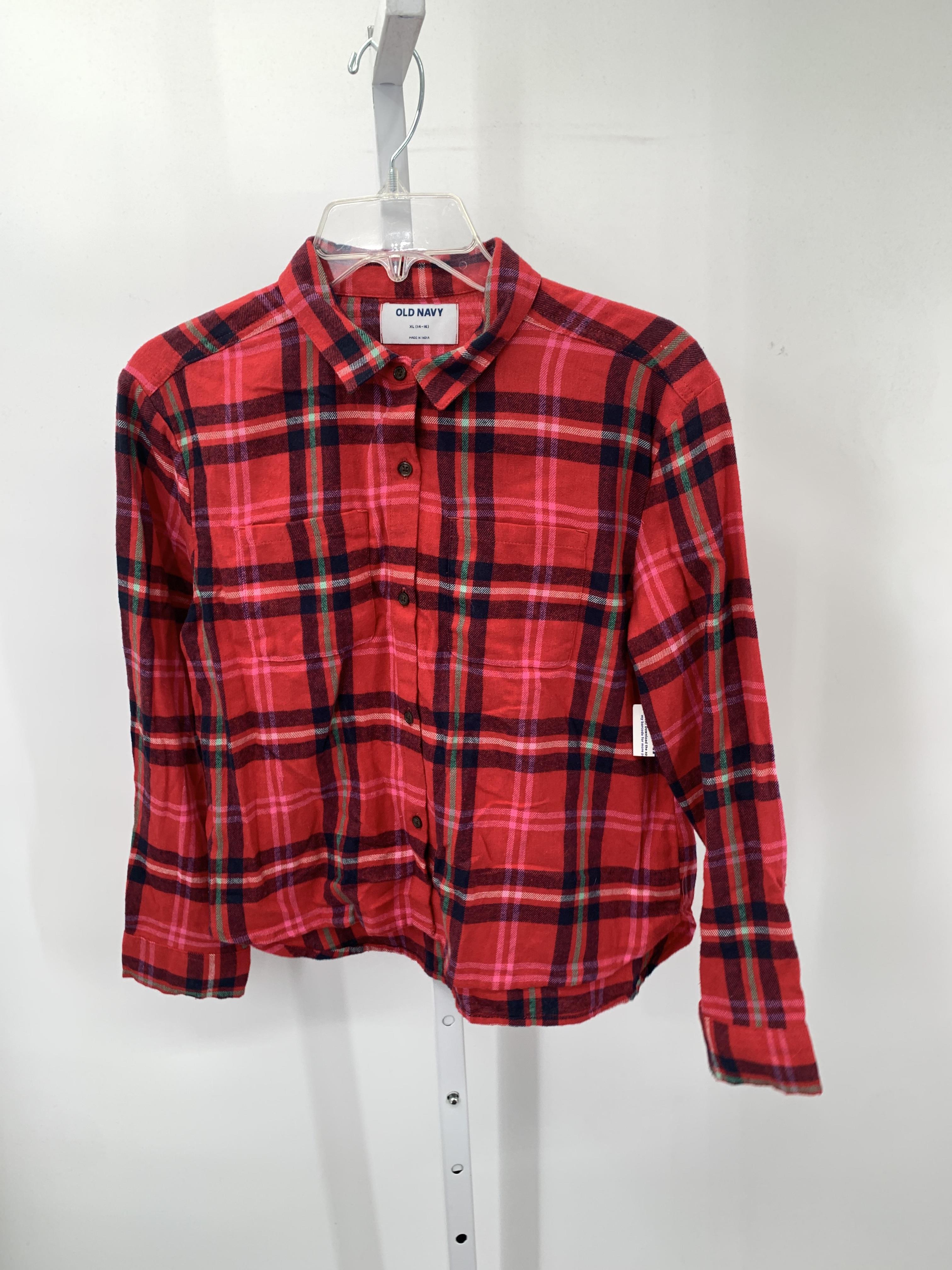 Old Navy Size 14-16 Girls Long Sleeve Shirt