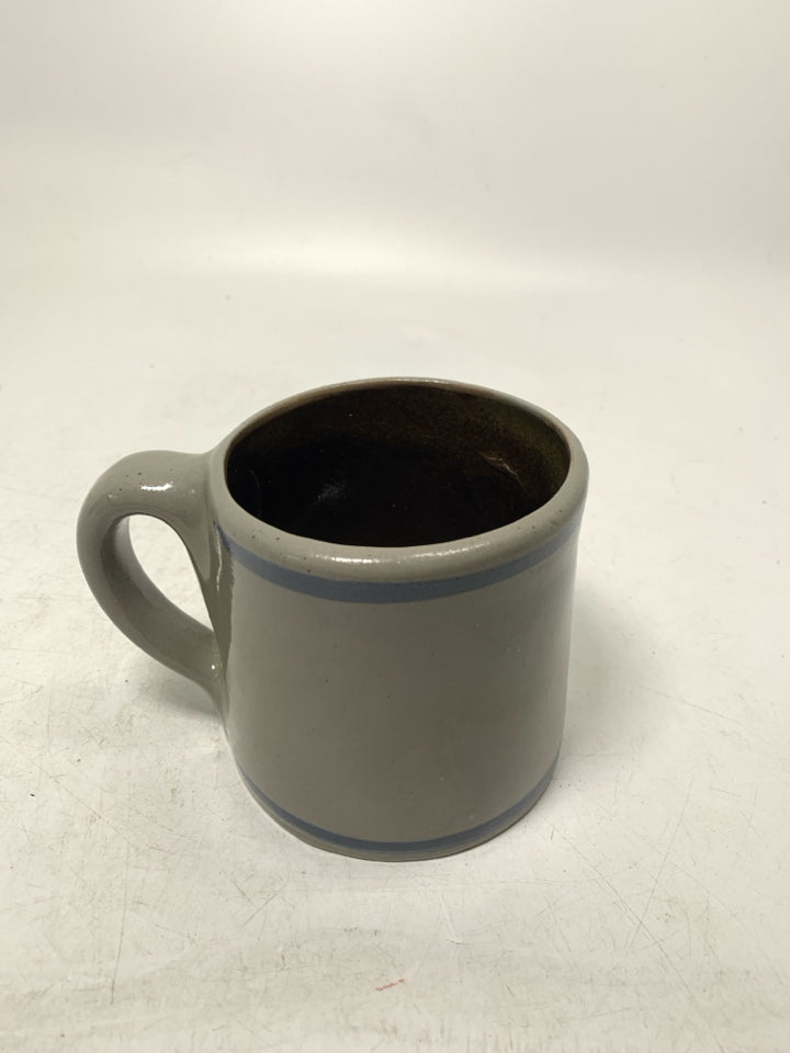 VTG BLUE SPONGWARE HEART MUG 1994.