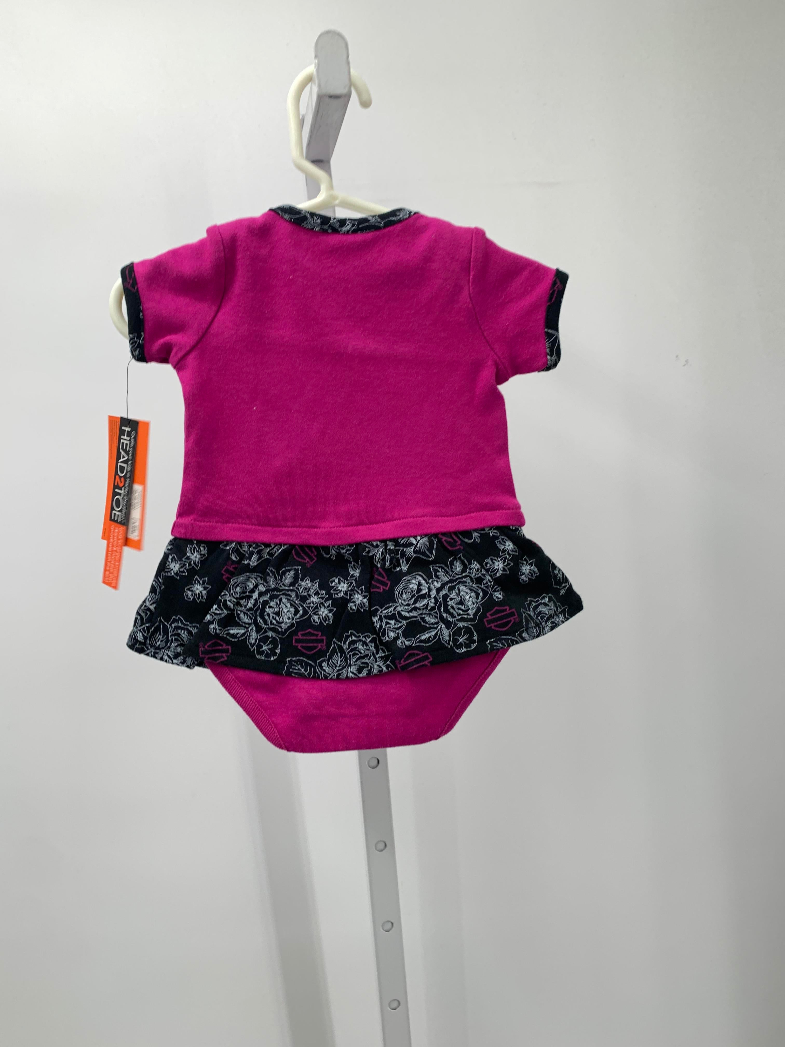 Harley-Davidson Size 3-6 Months Girls Short Sleeve Shirt