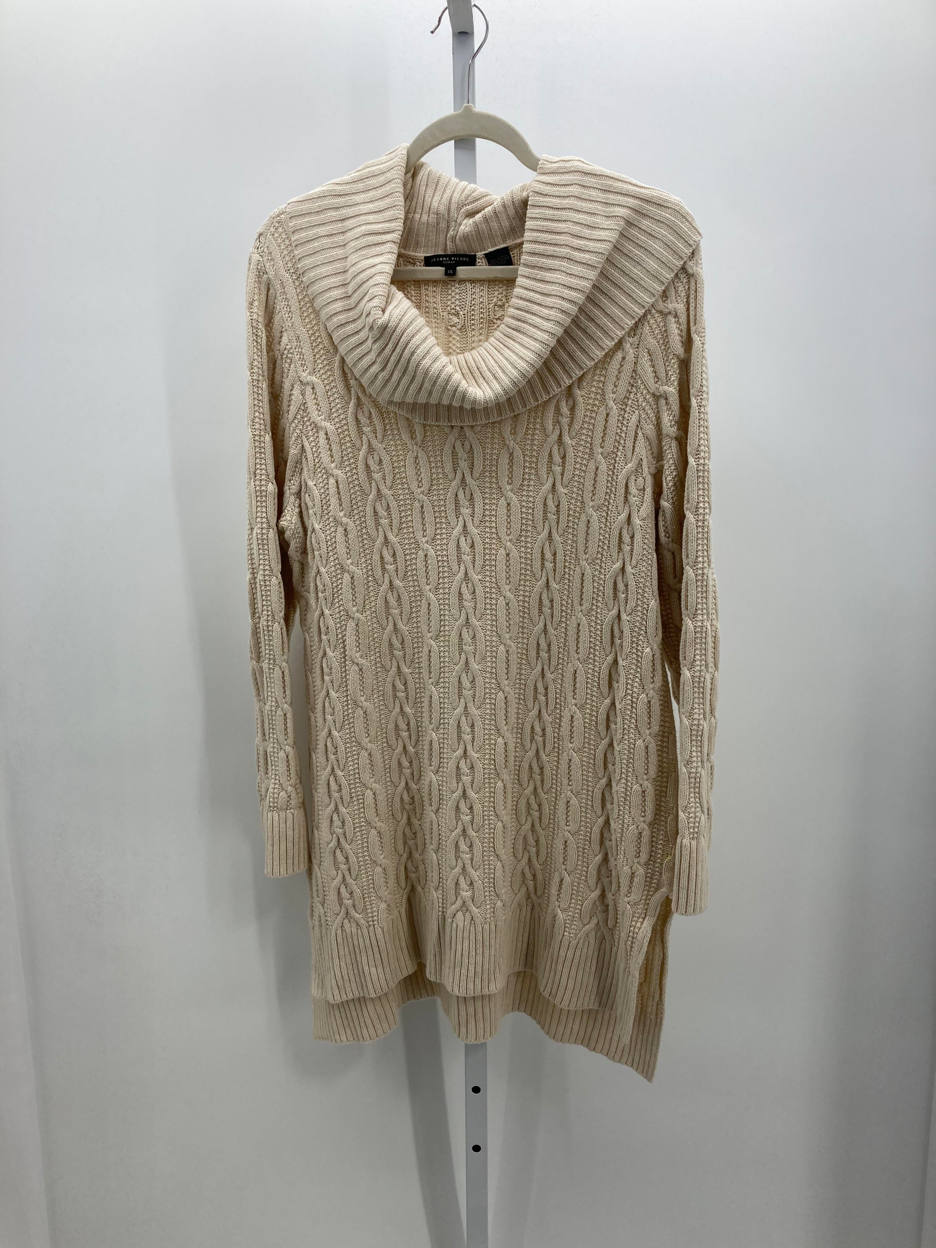 Jeanne Pierre Size 1X Womens Long Slv Sweater