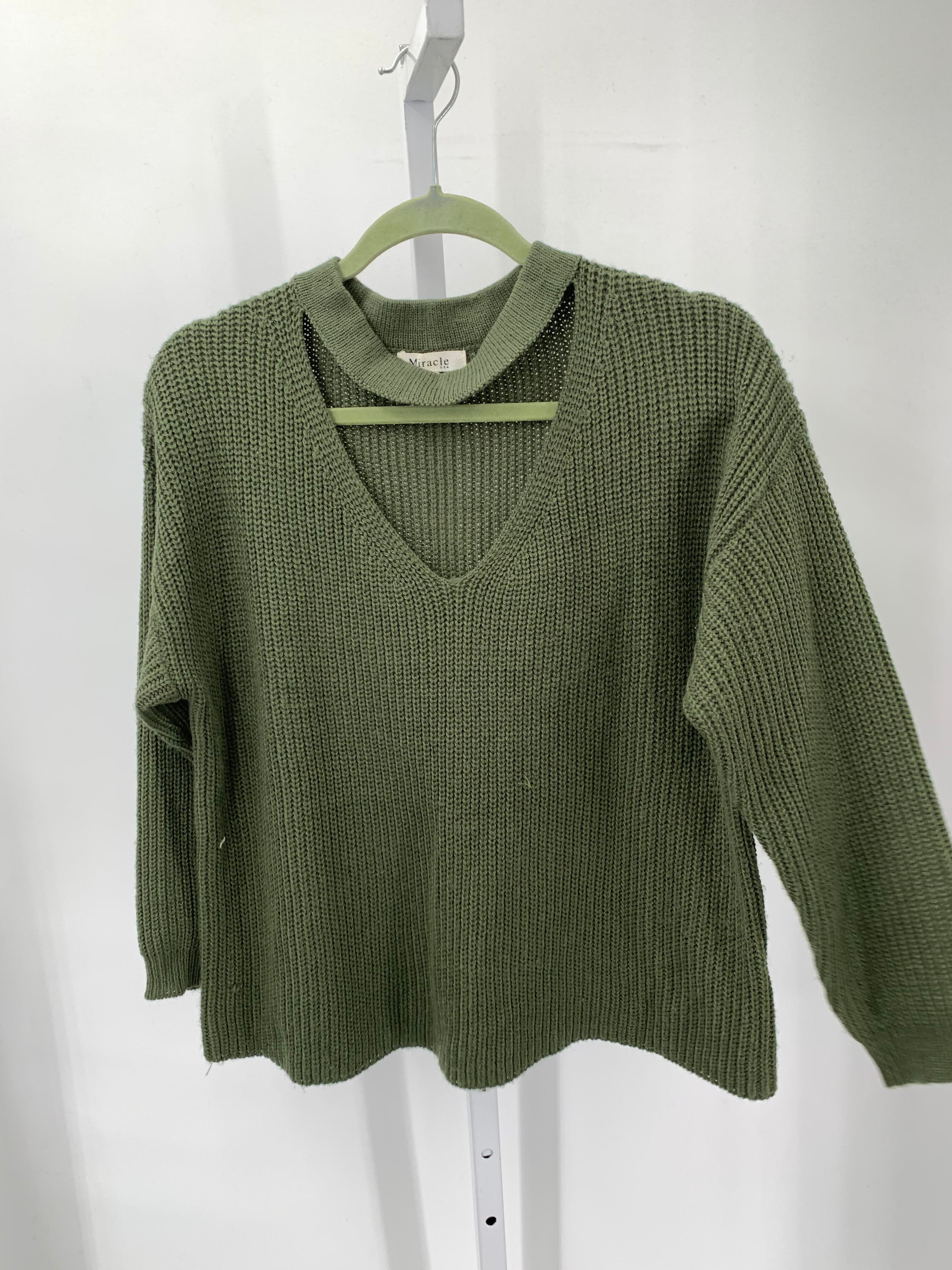 Size Medium Misses Long Slv Sweater