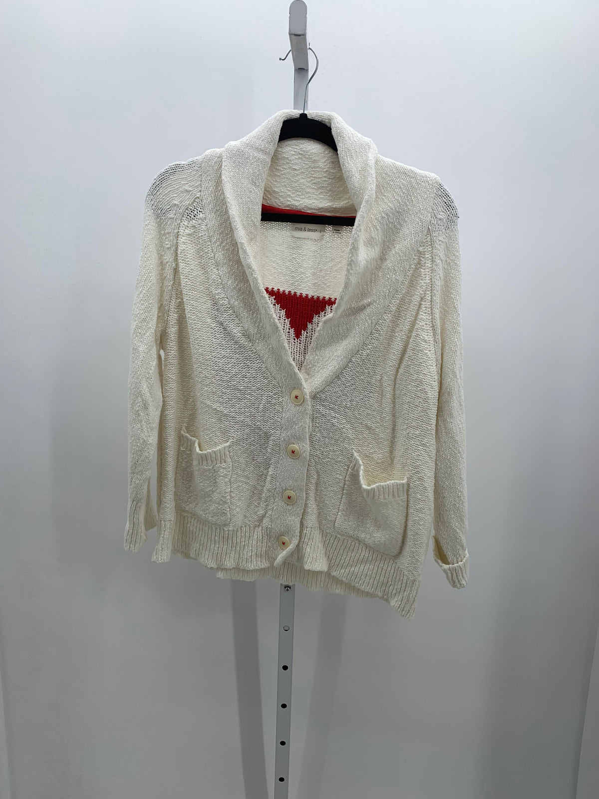 Mia & Tess Size Large Misses Long Slv Sweater