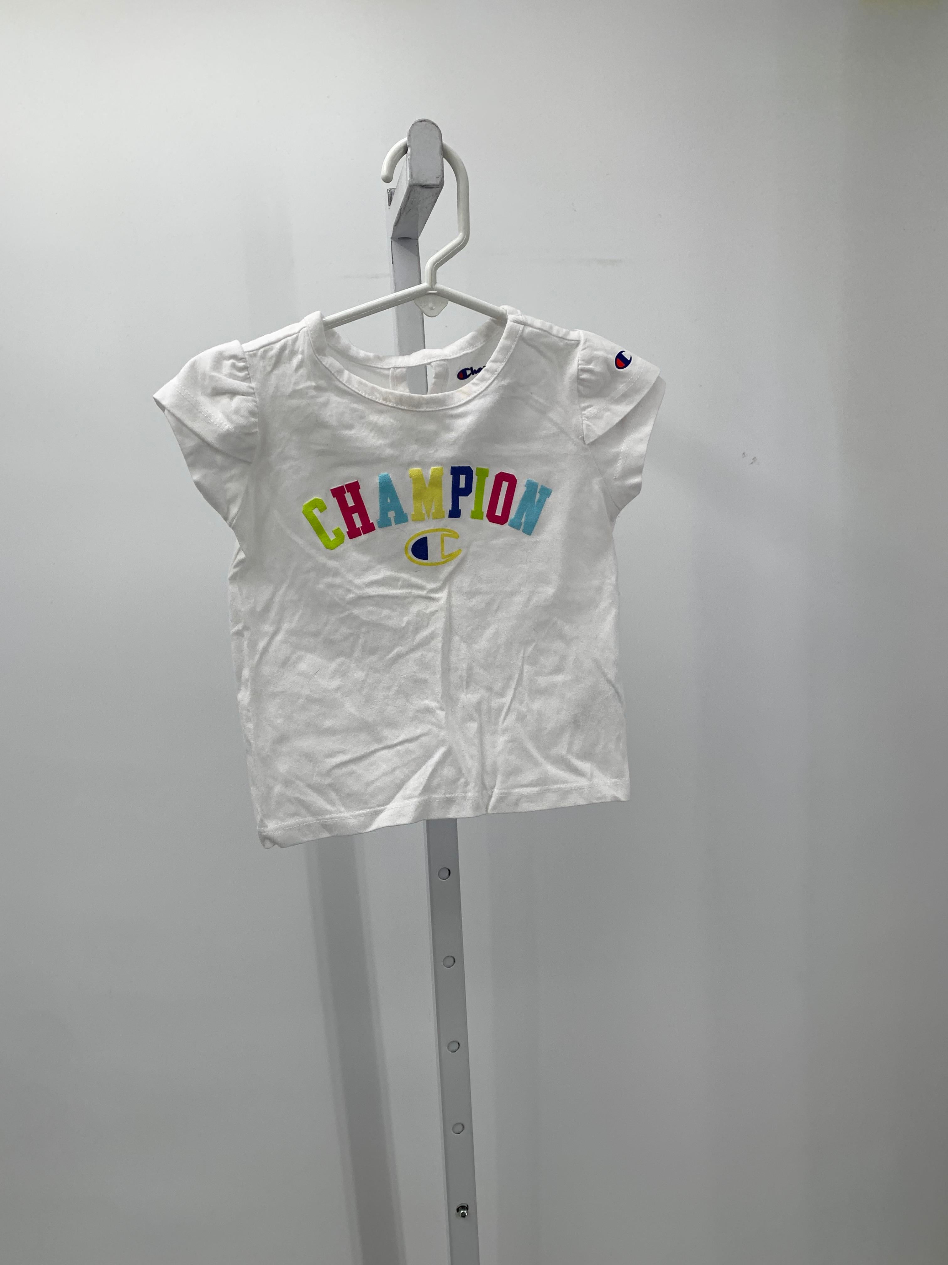 Champion Size 2T Girls Short Sleeve Shirt