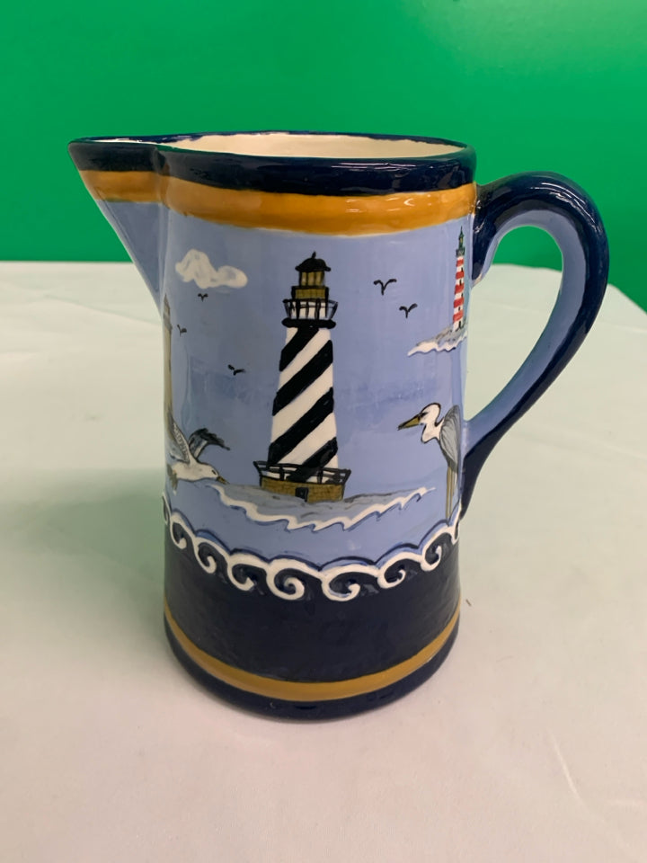 LIGHT HOUSE PITCHER.